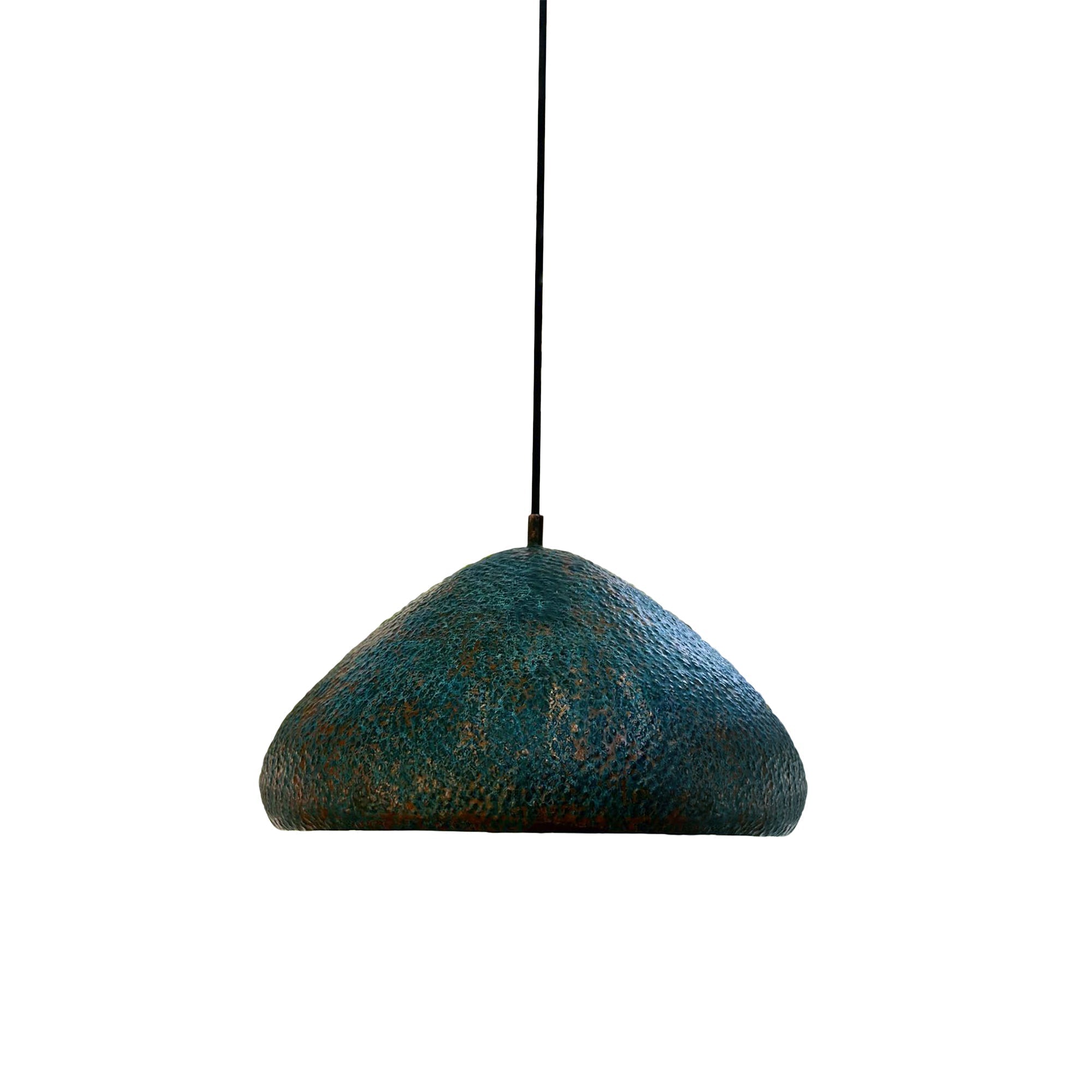 Hammered Copper Ceiling Light