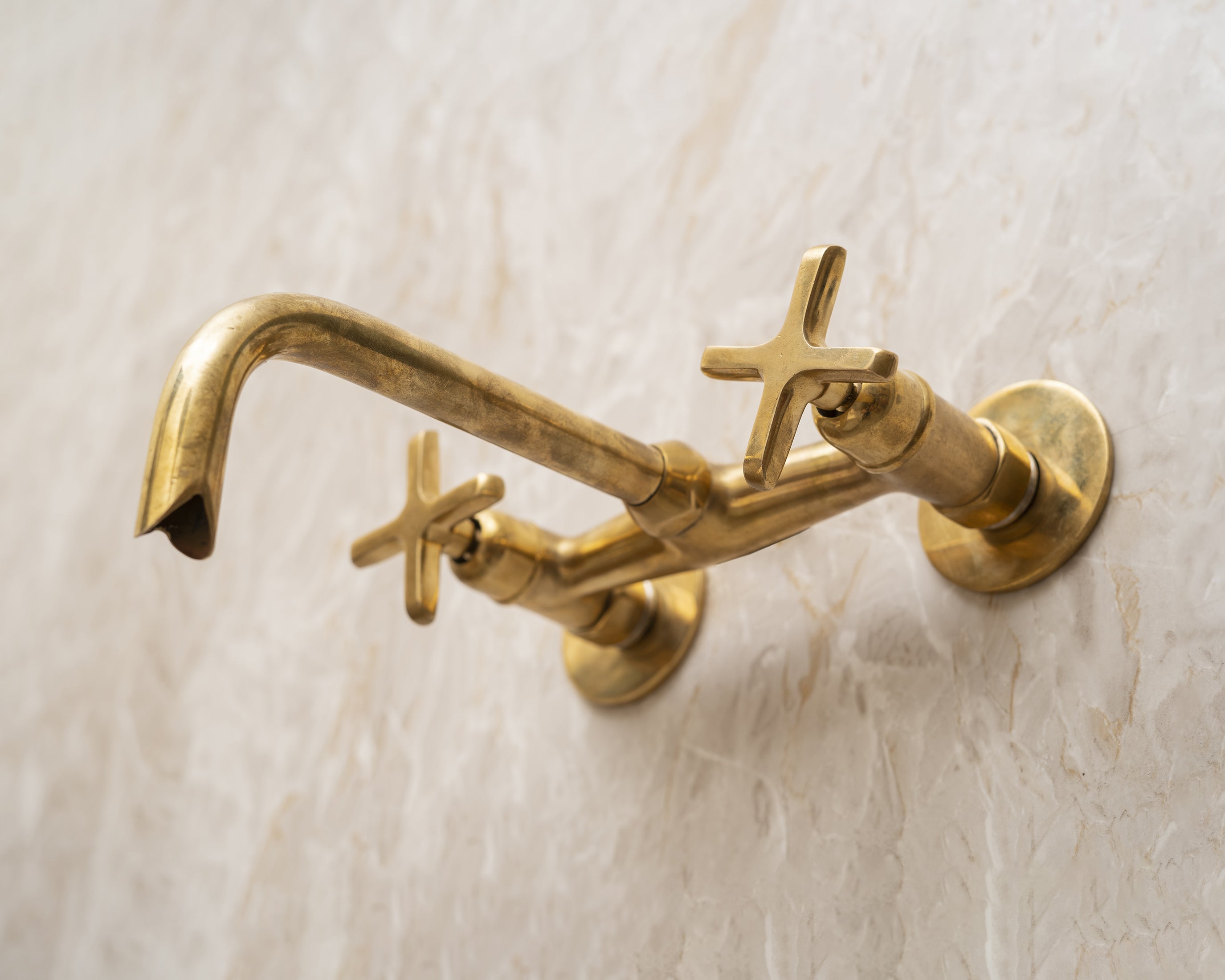 Handcrafted Wall-Mounted Tub Filler
