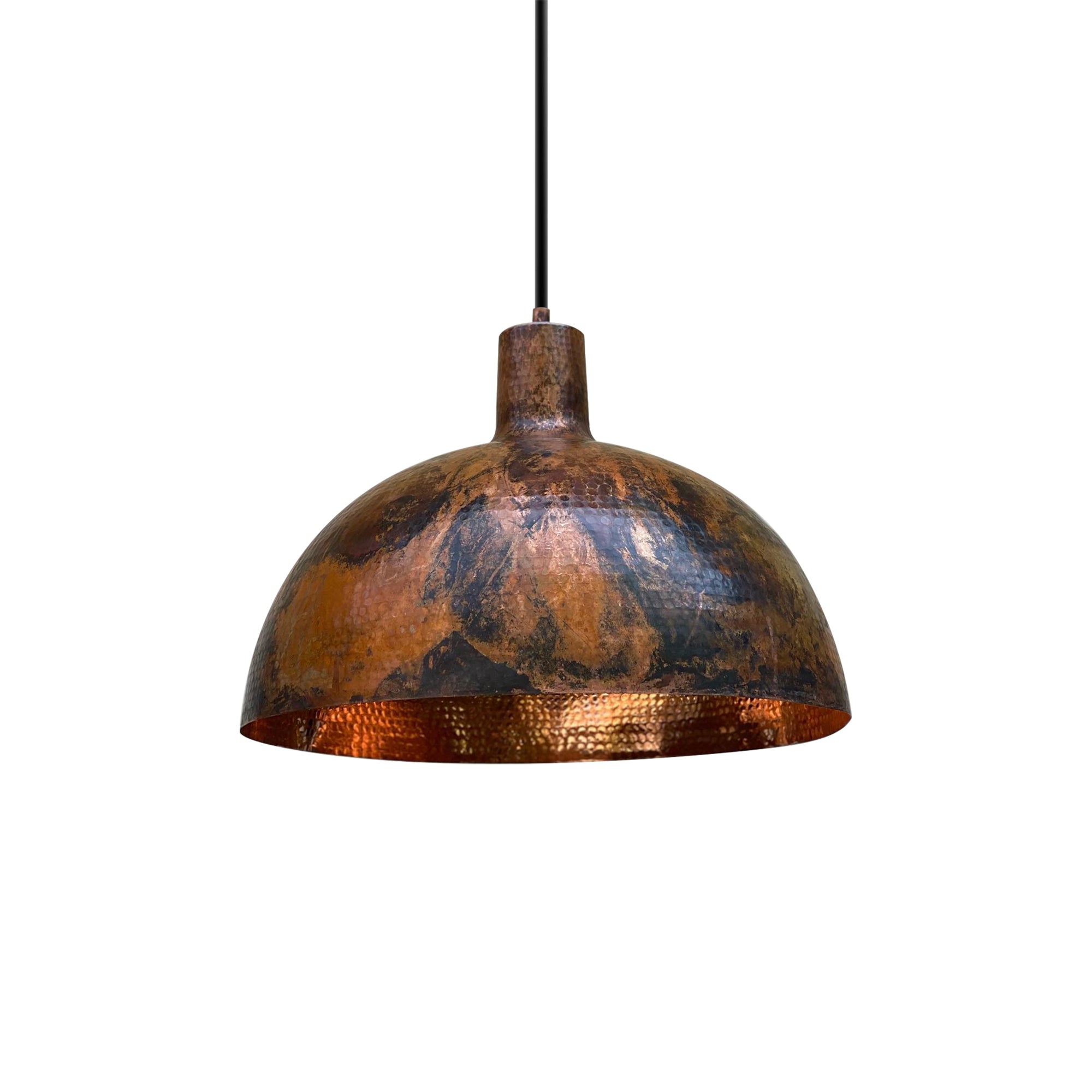 Rustic Hanging Light – Copper Farmhouse Pendant Lighting