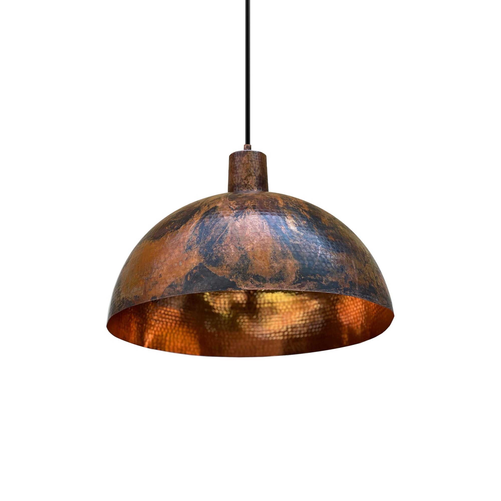 Rustic Hanging Light – Copper Farmhouse Pendant Lighting