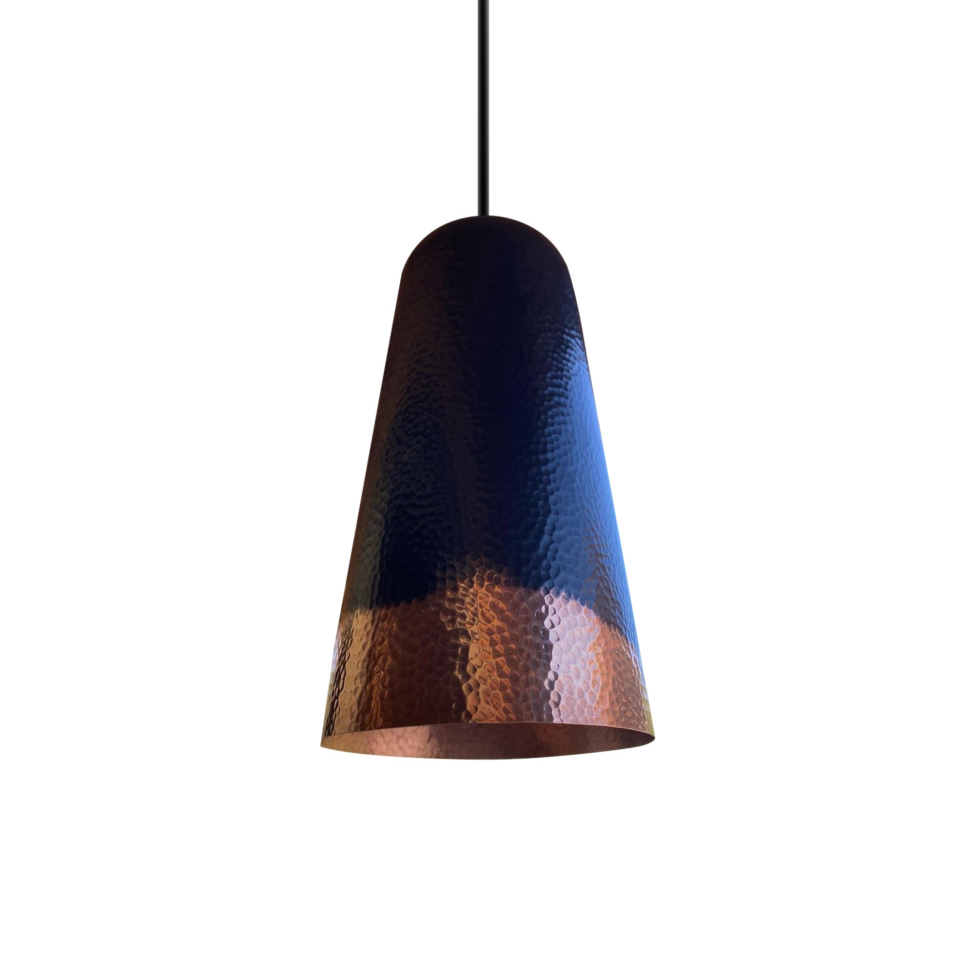  Hammered Copper Pendant