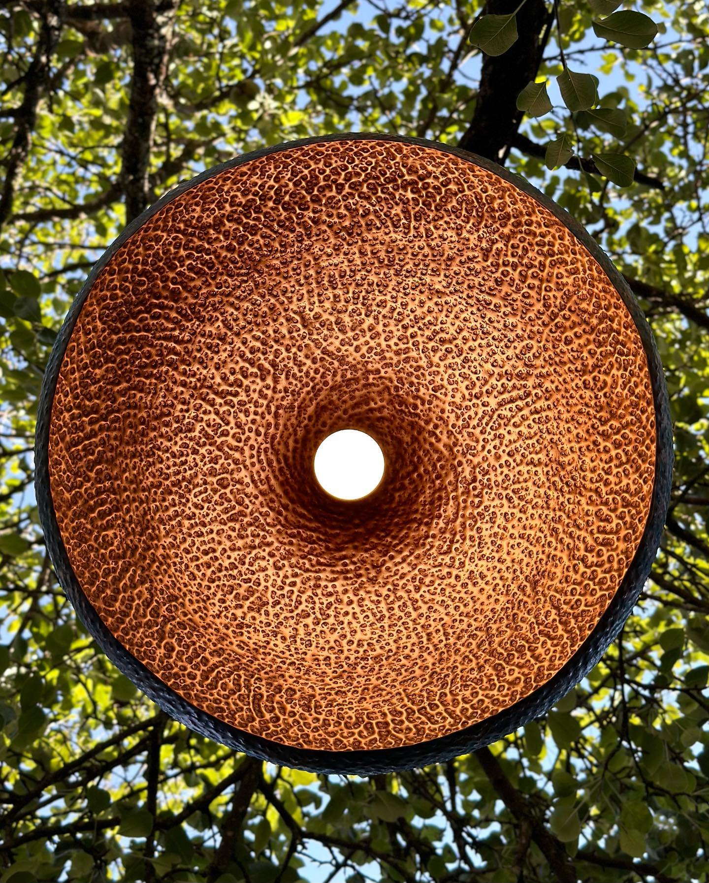 Antique Copper Hanging Light