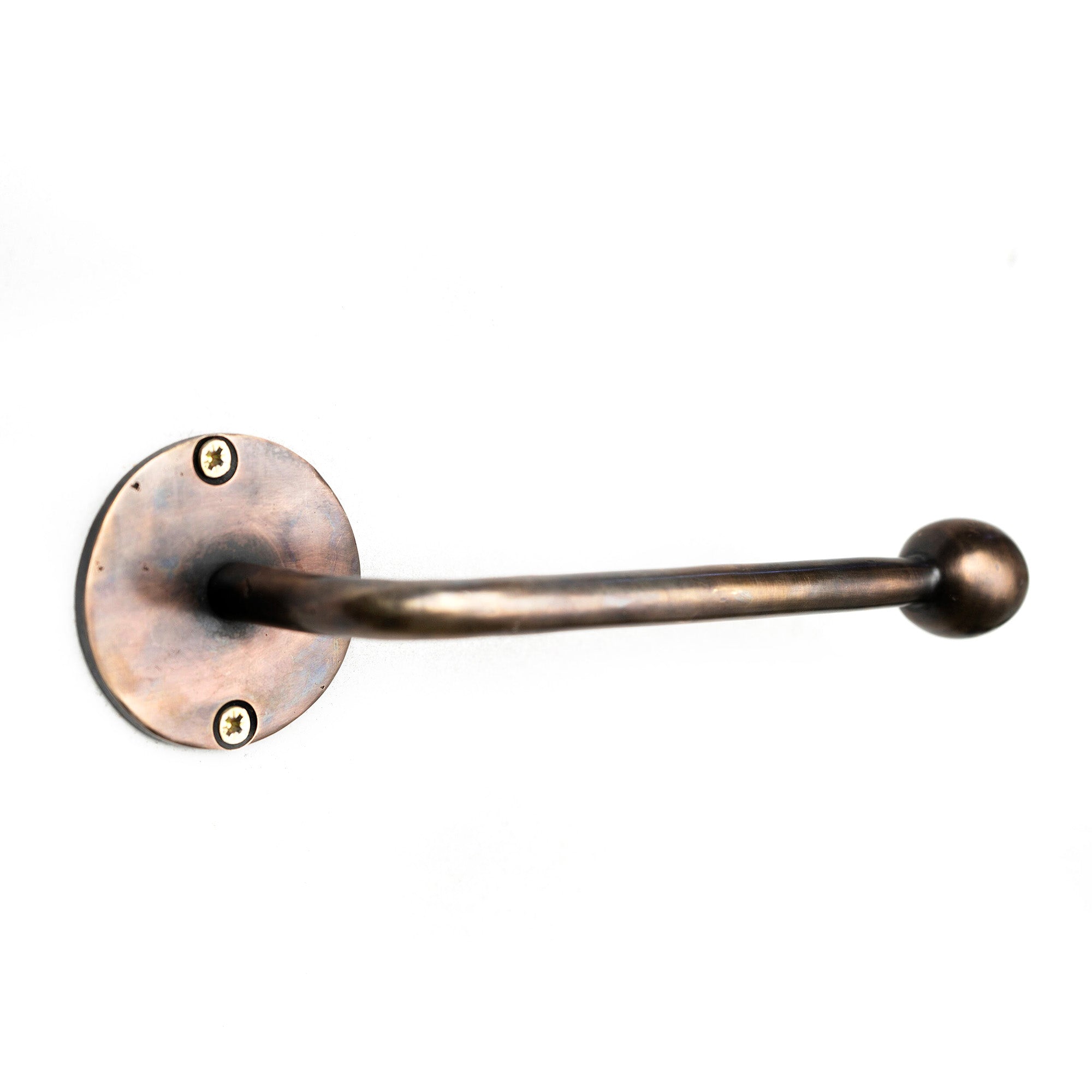 Antique Brass Paper Towel Holder – Wall Mounted Vintage Toilet Roll Holder for Bathroom