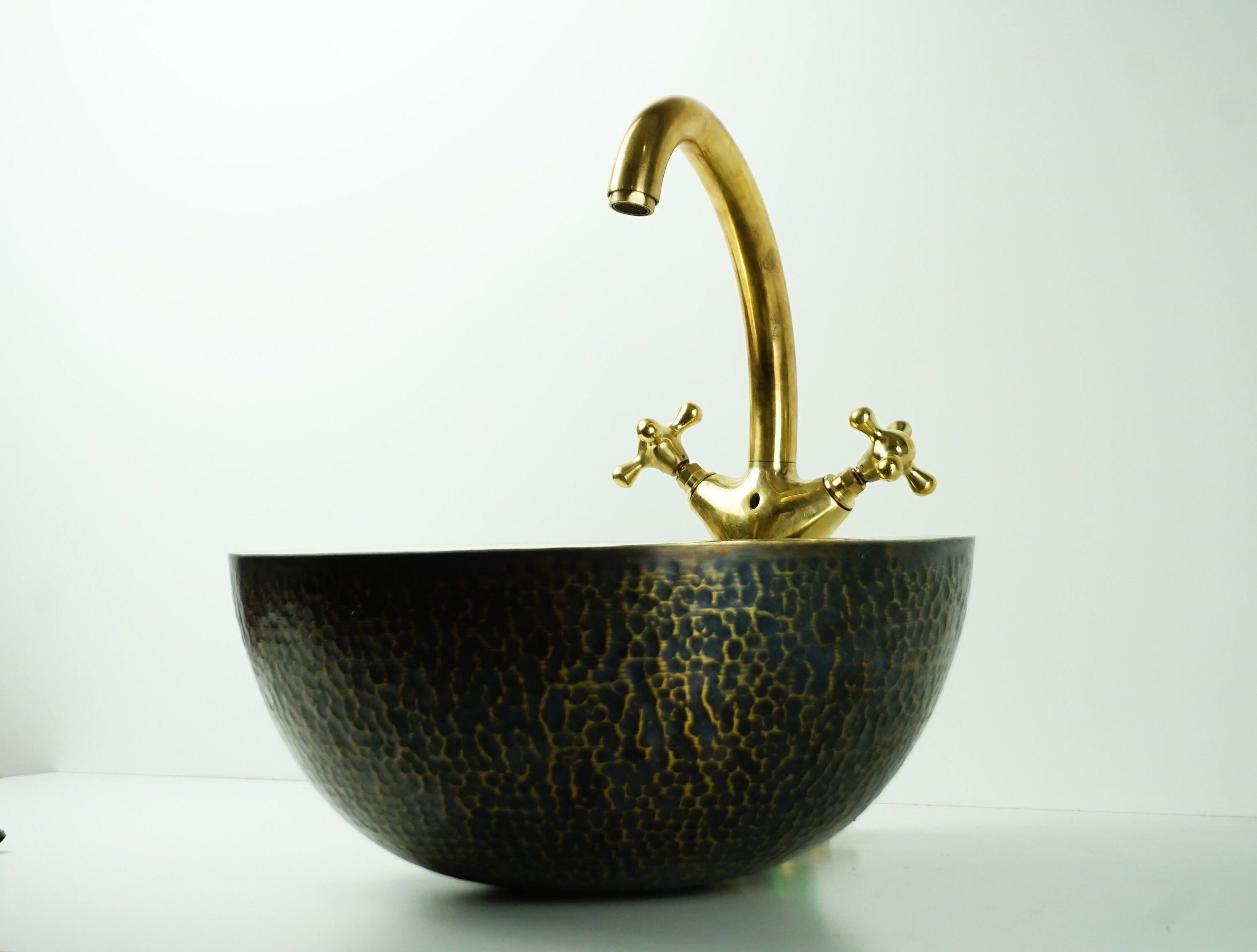 Black Brass Vessel Sink