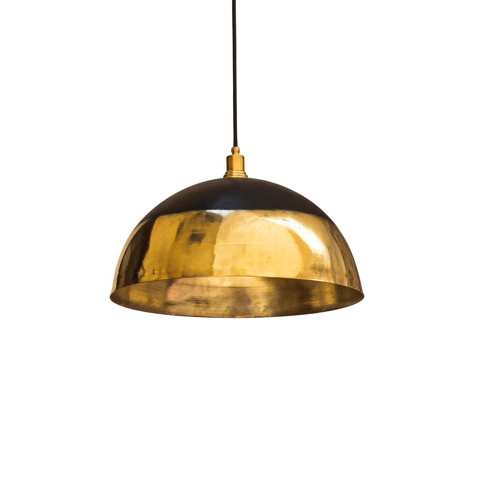 Brass Dome Pendant Light