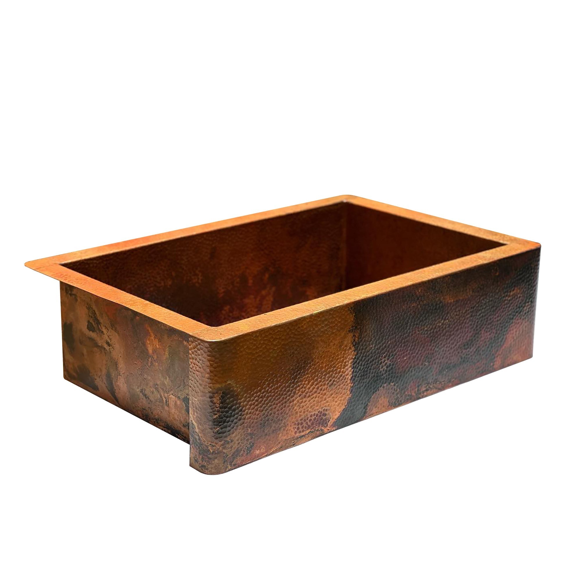 Hammered copper kitchen sink
