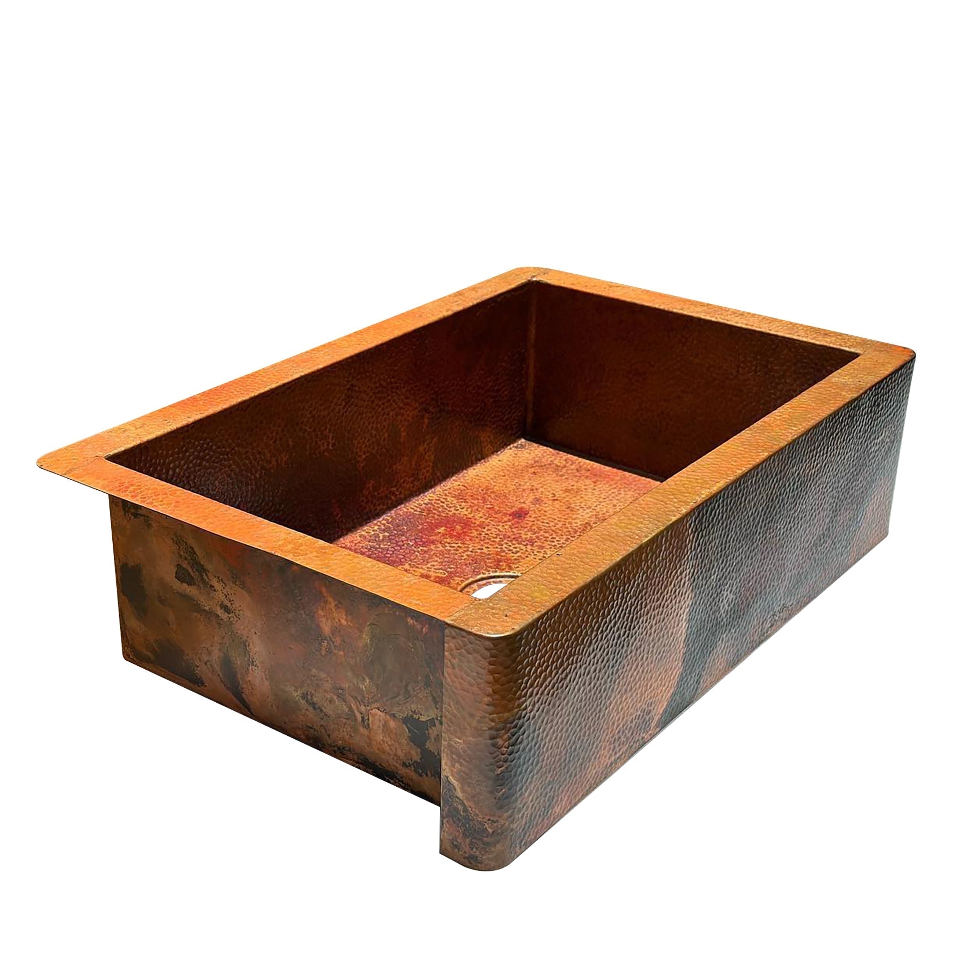 Single-basin copper sink

