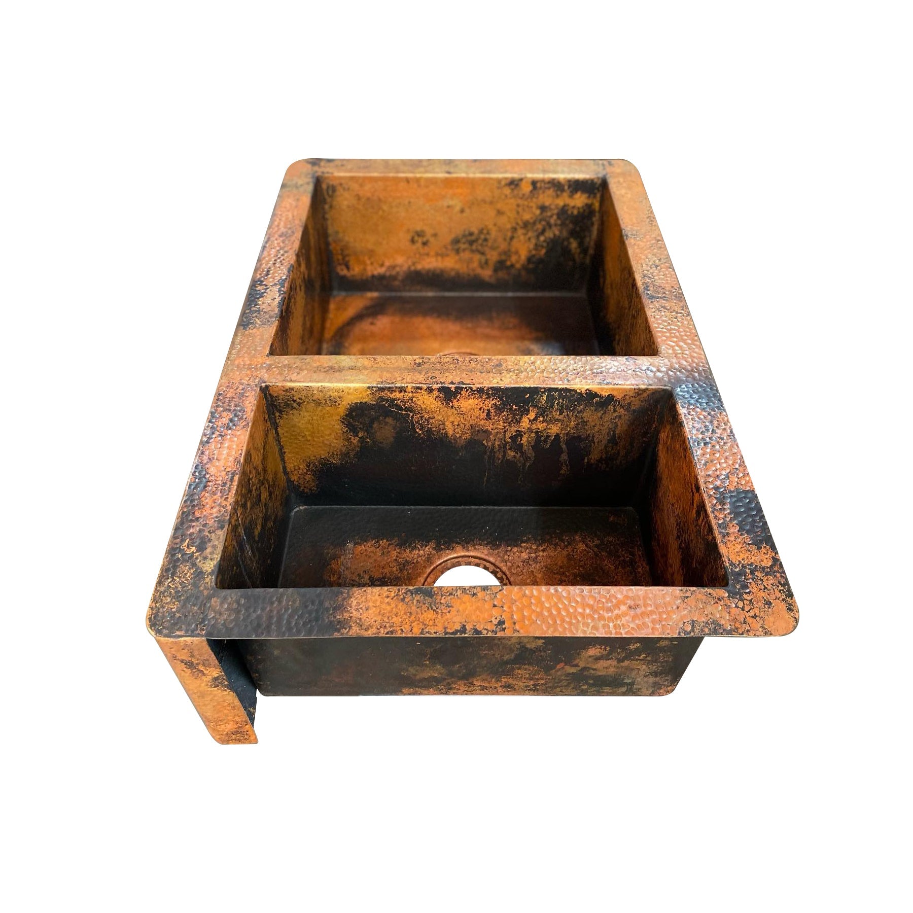 Hammered Copper Apron Sink