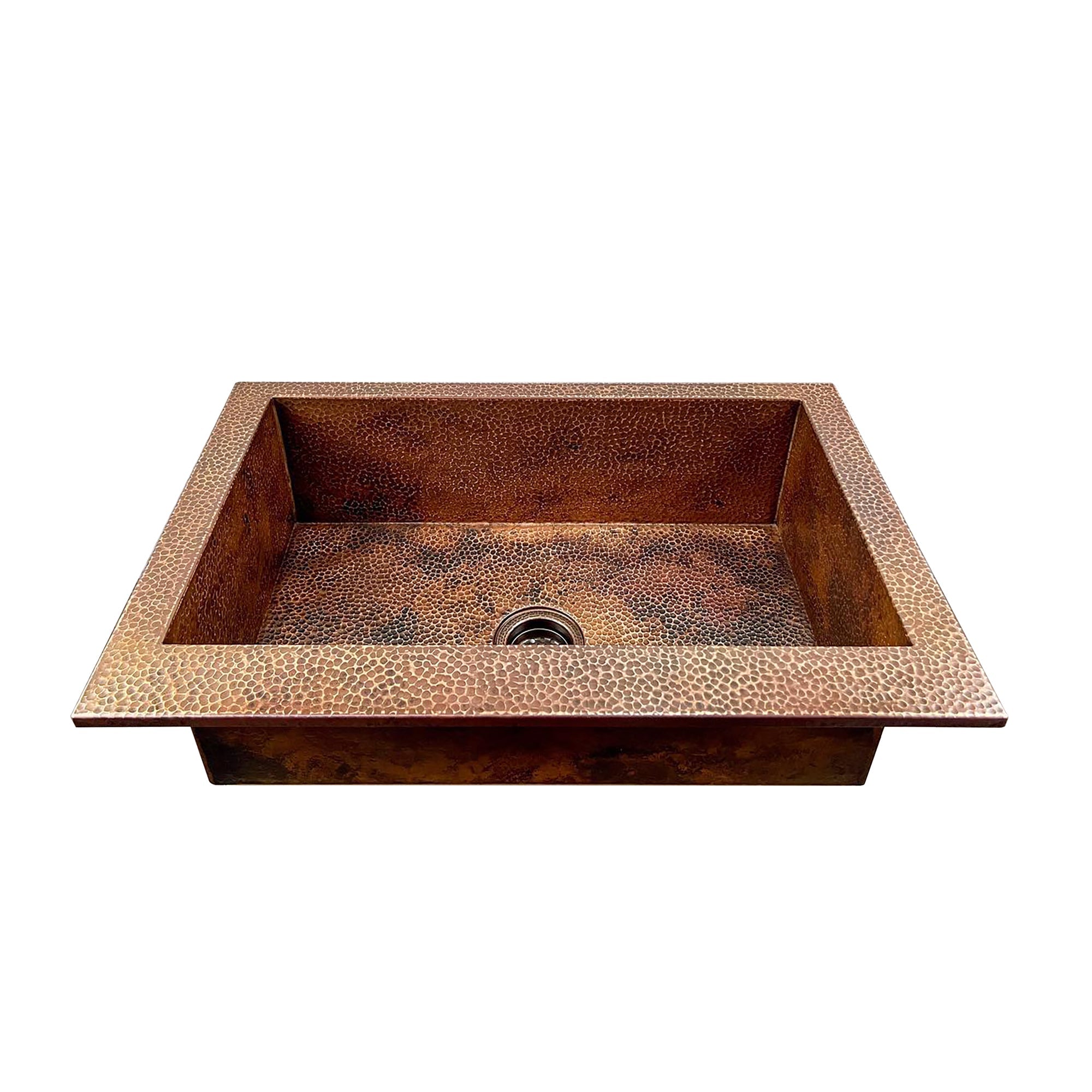 Rustic farmhouse copper sink
