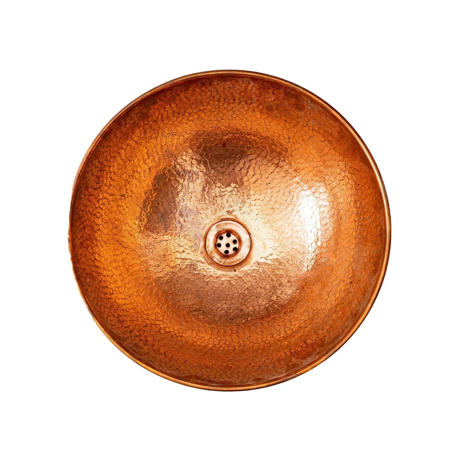 Hammered Copper Bathroom Sink