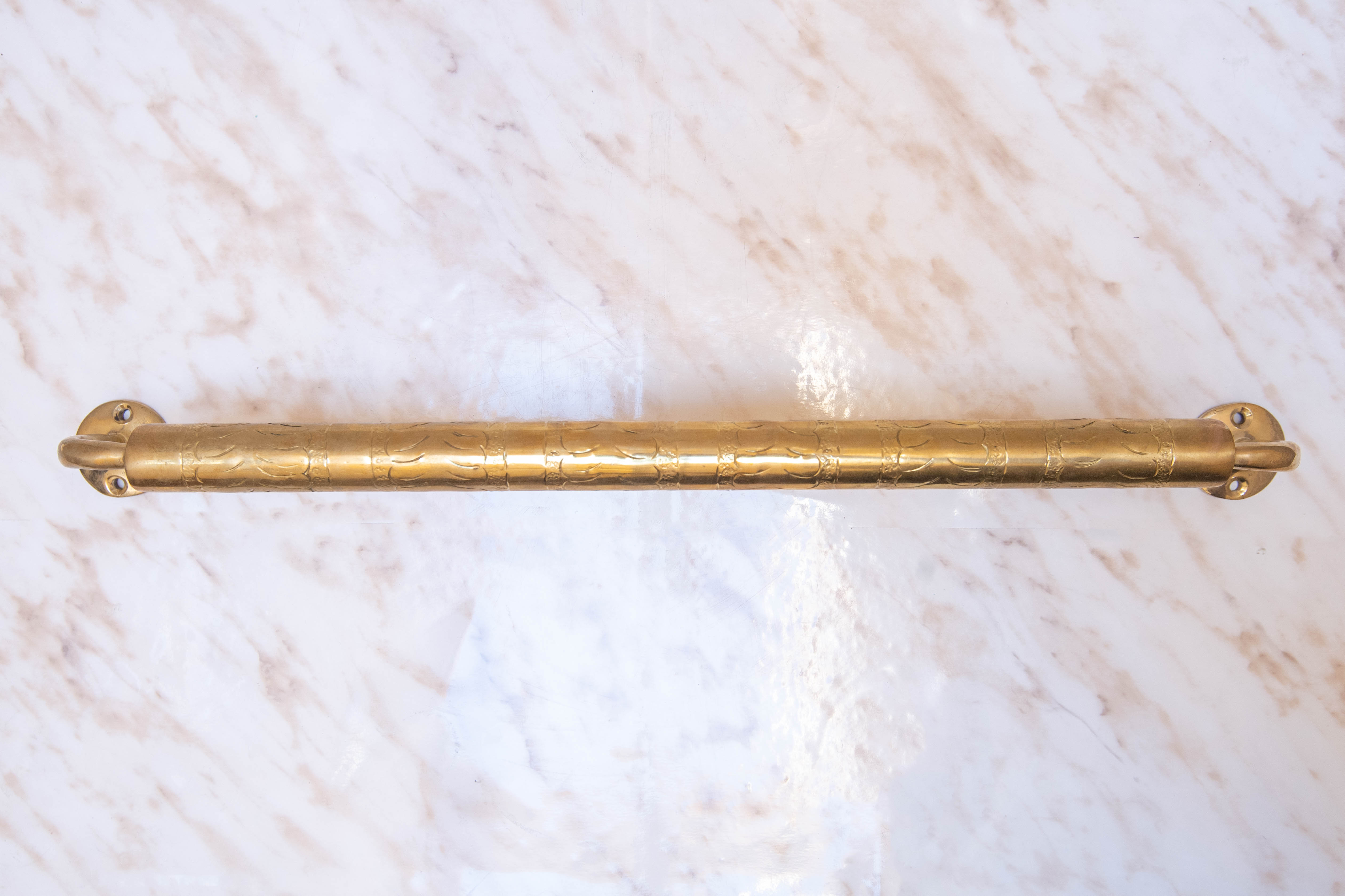 Wall Mounted Brass Towel Holder
