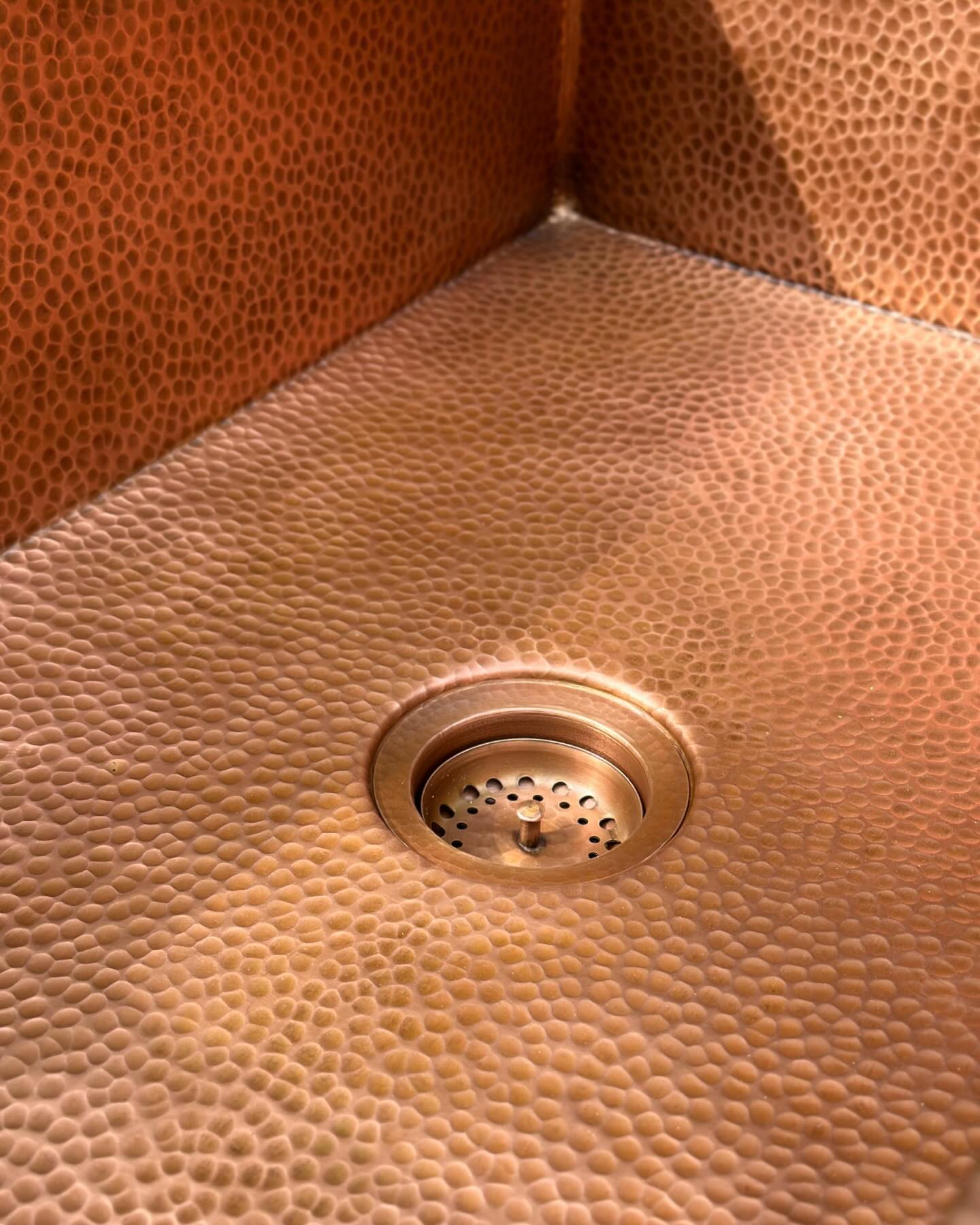 Double-Wall Copper Farmhouse Sink