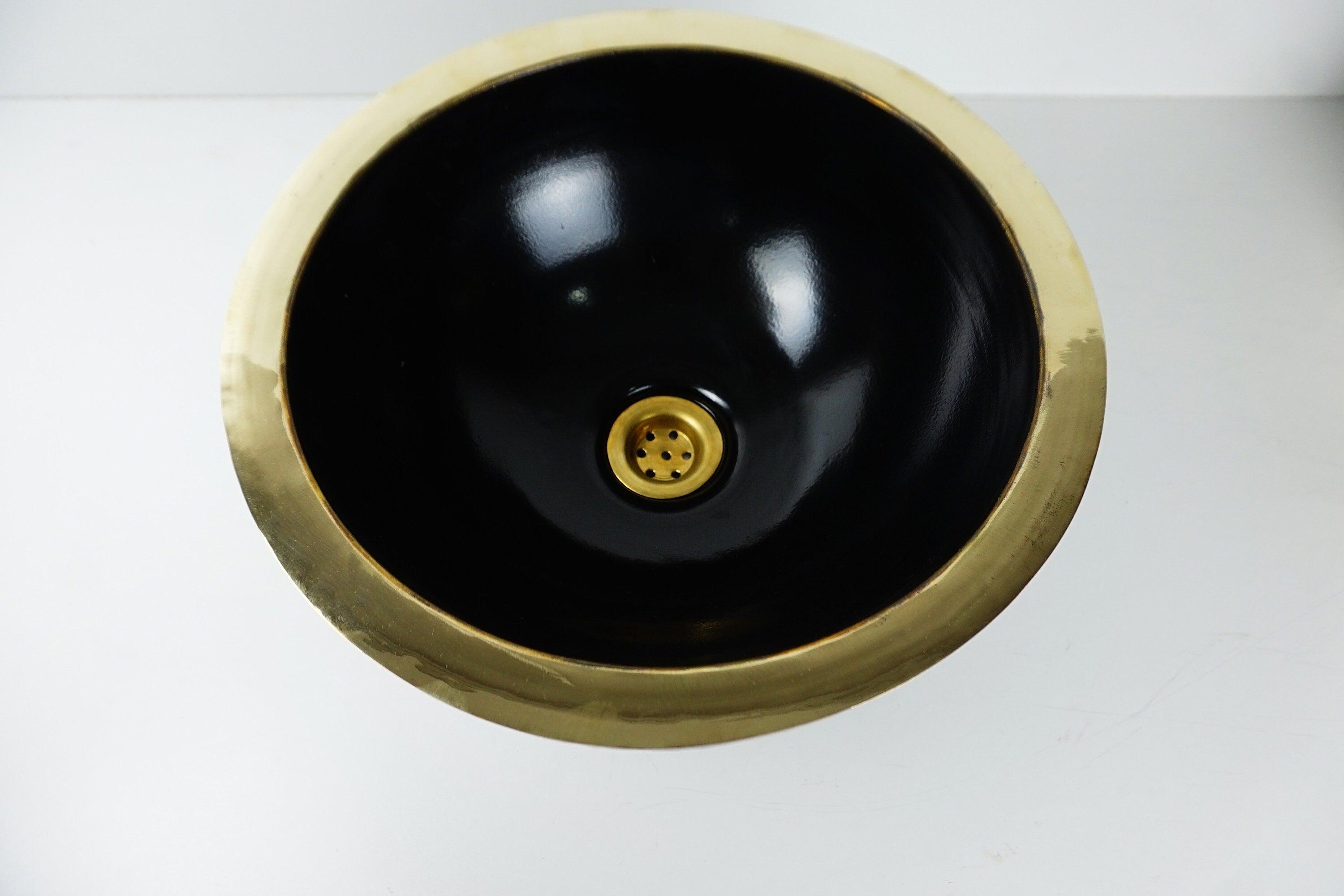 Double-Walled Brass Sink