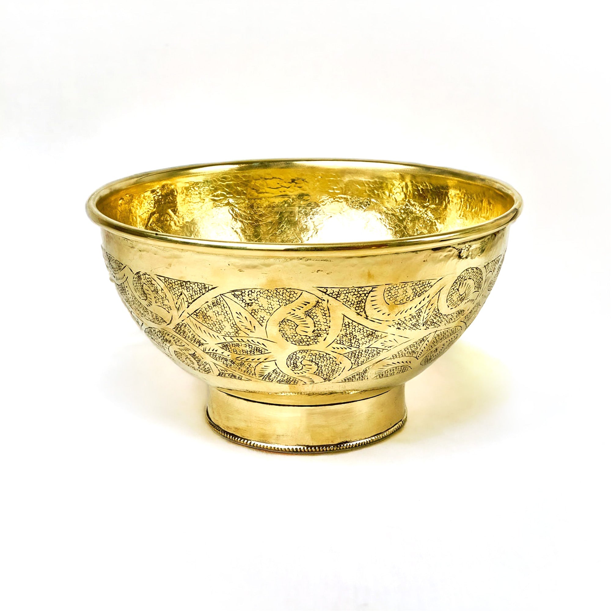 Round Brass Bathroom Sink
