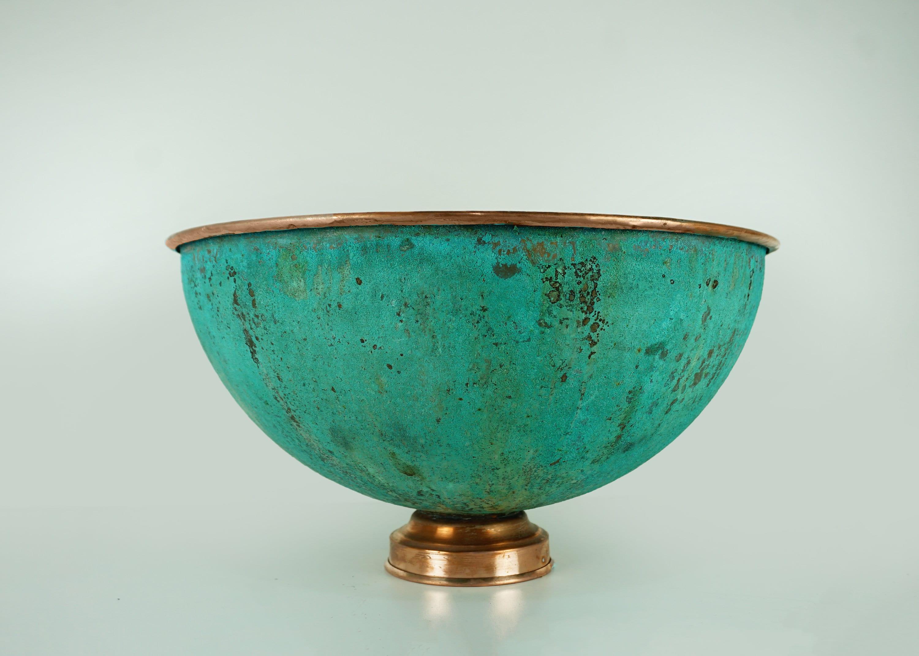 Green Patina Copper Sink