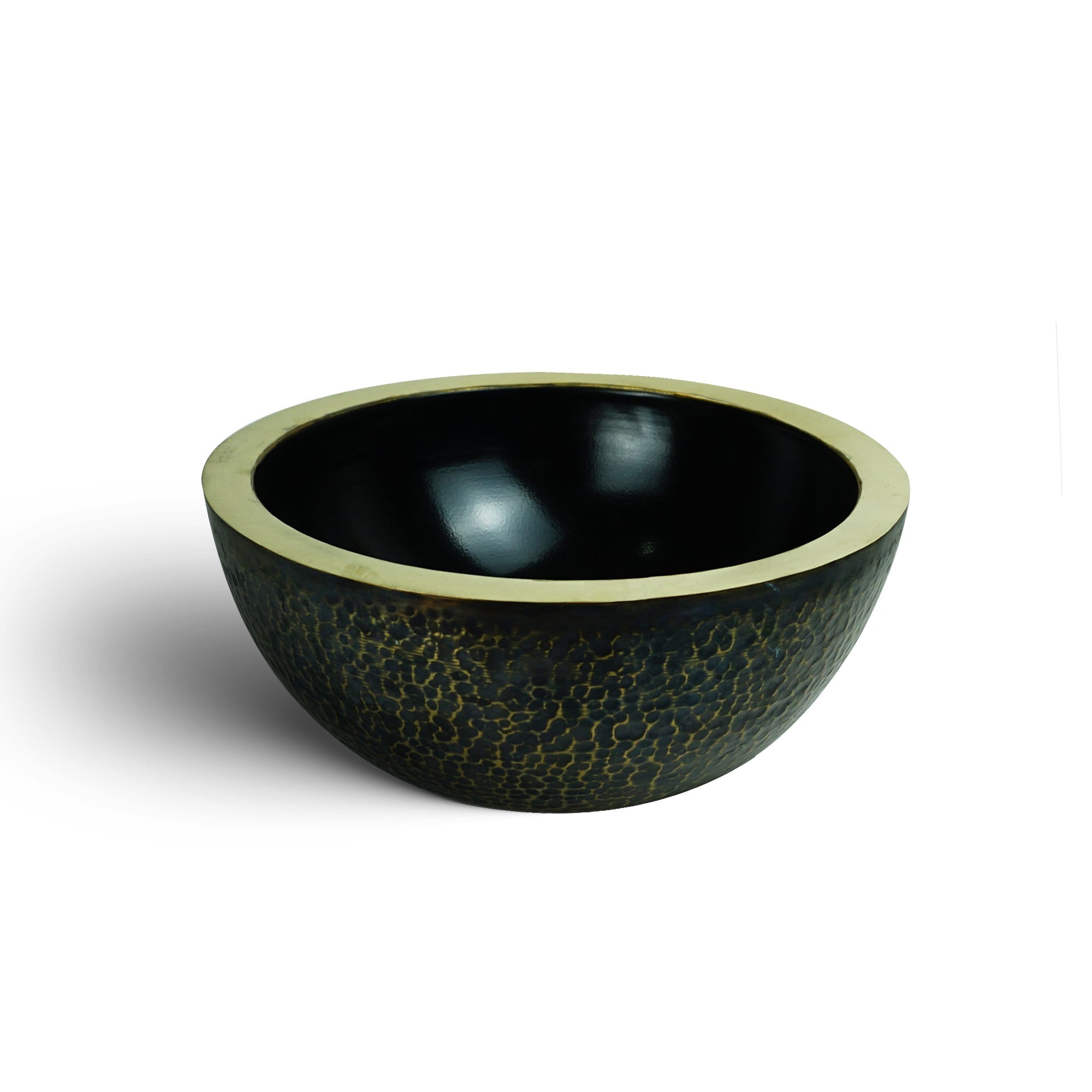 Hammered Brass Bathroom Sink