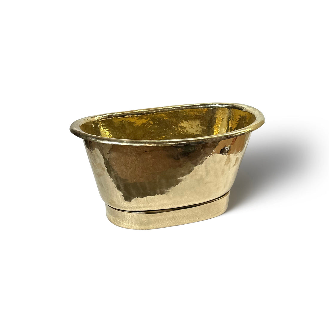 Hand-Hammered Brass Vessel Sink – Luxurious Bathroom Wash Basin