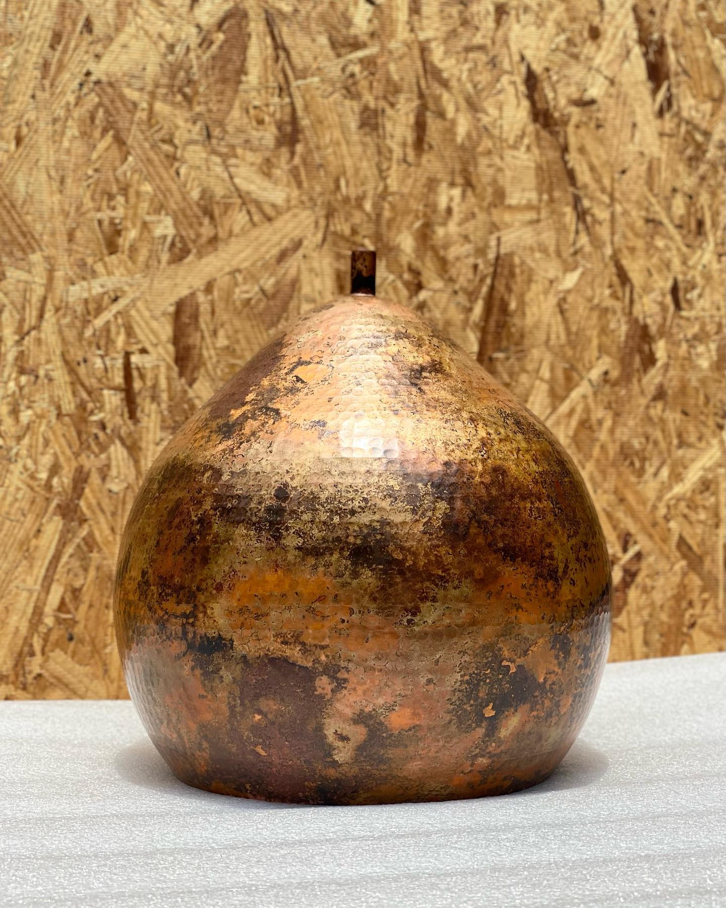 Hammered Copper Pendant Light