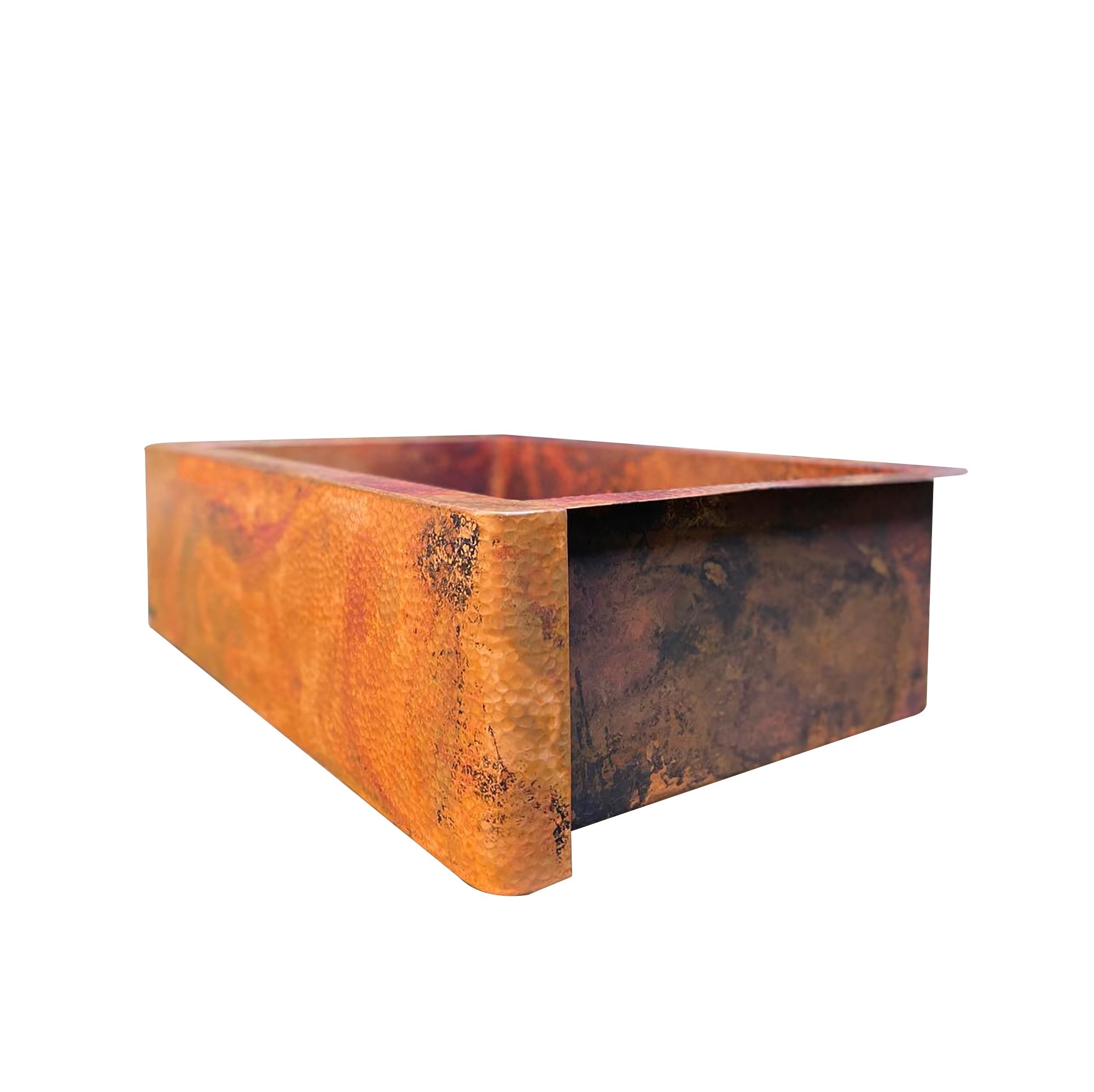 Hand-Hammered Copper Kitchen Sink