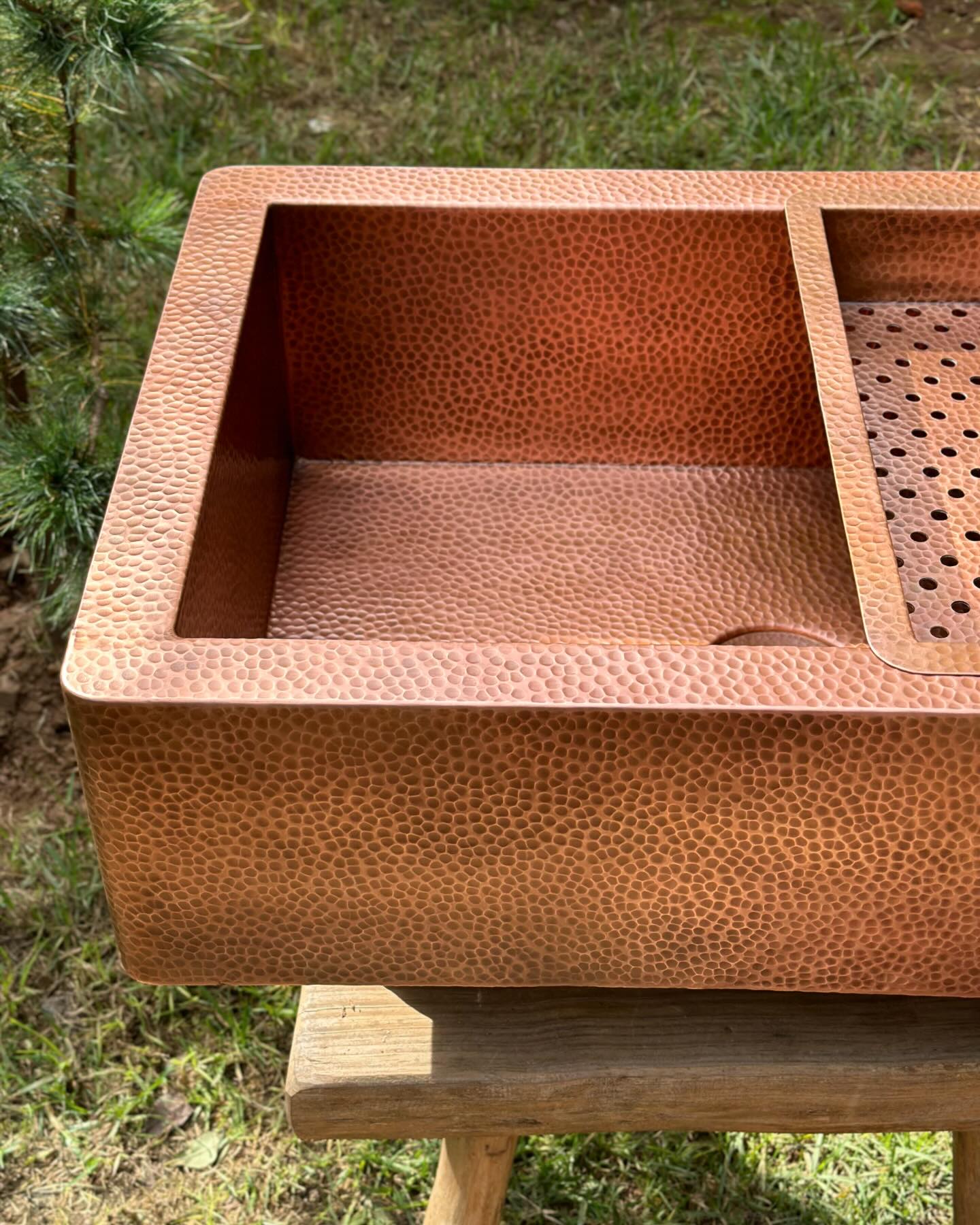 Handmade Copper Kitchen Sink