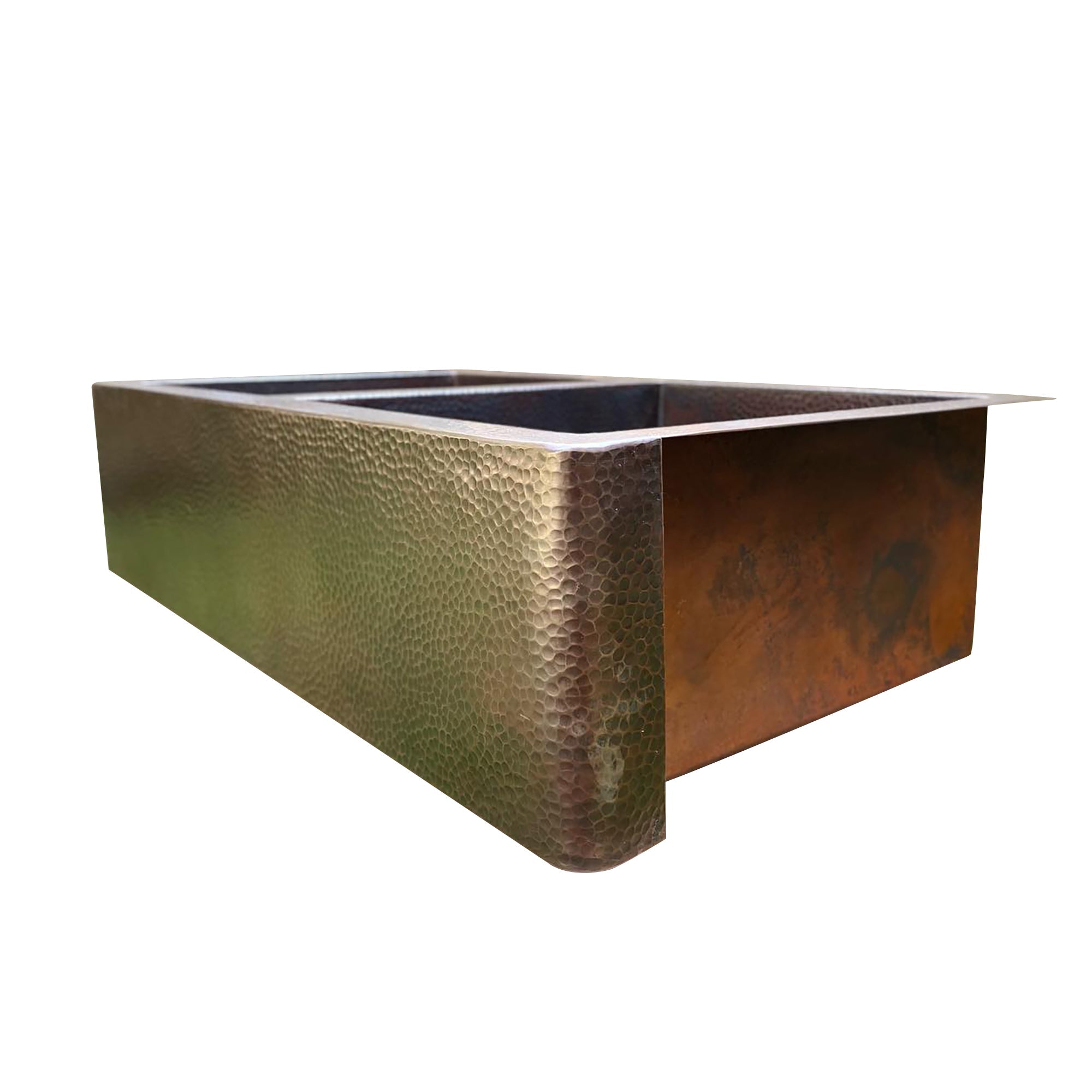 Deep basin copper sink
