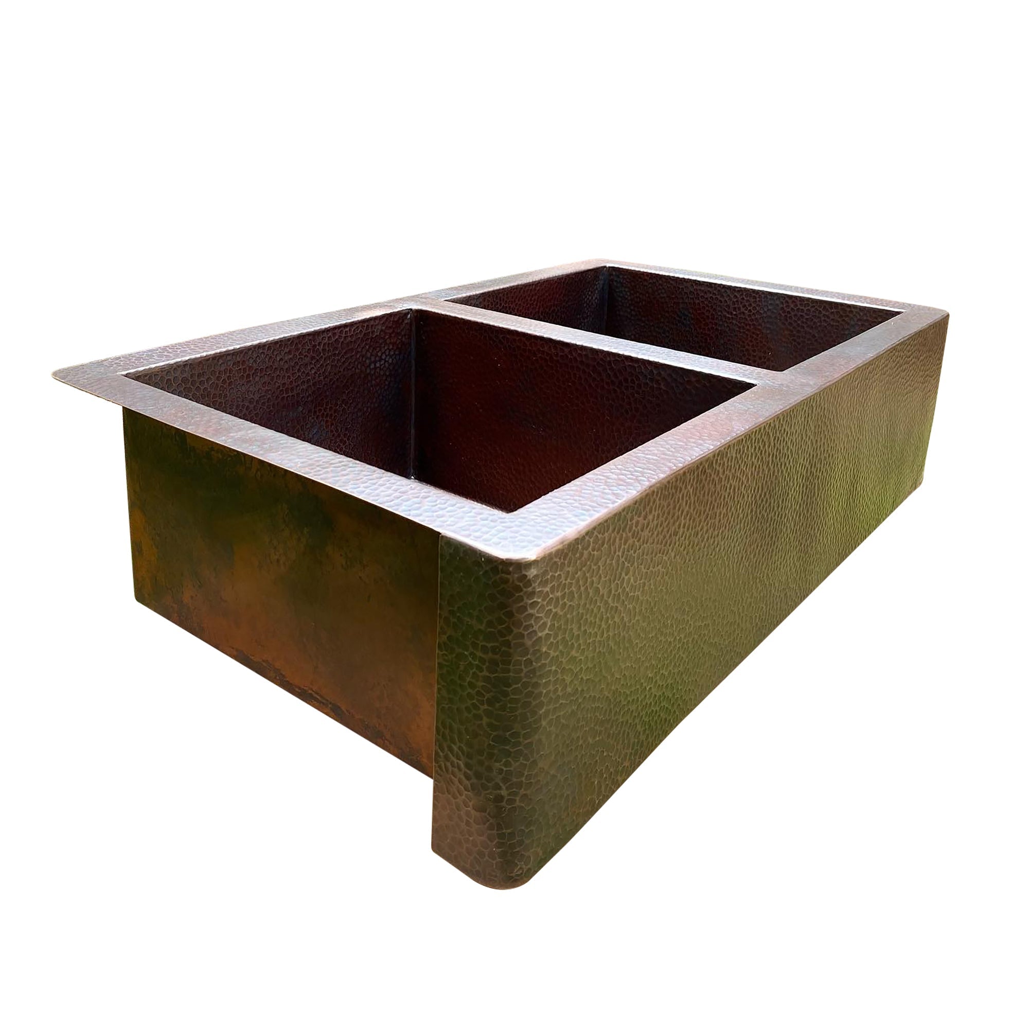 Double bowl kitchen sink
