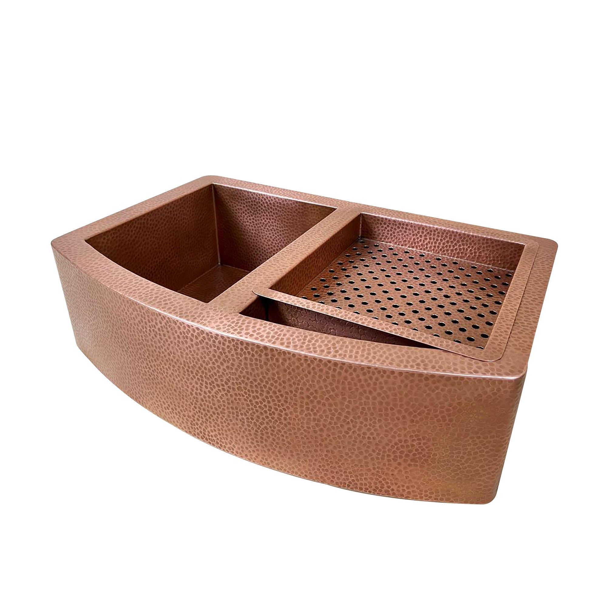 Hammered Copper Apron Sink