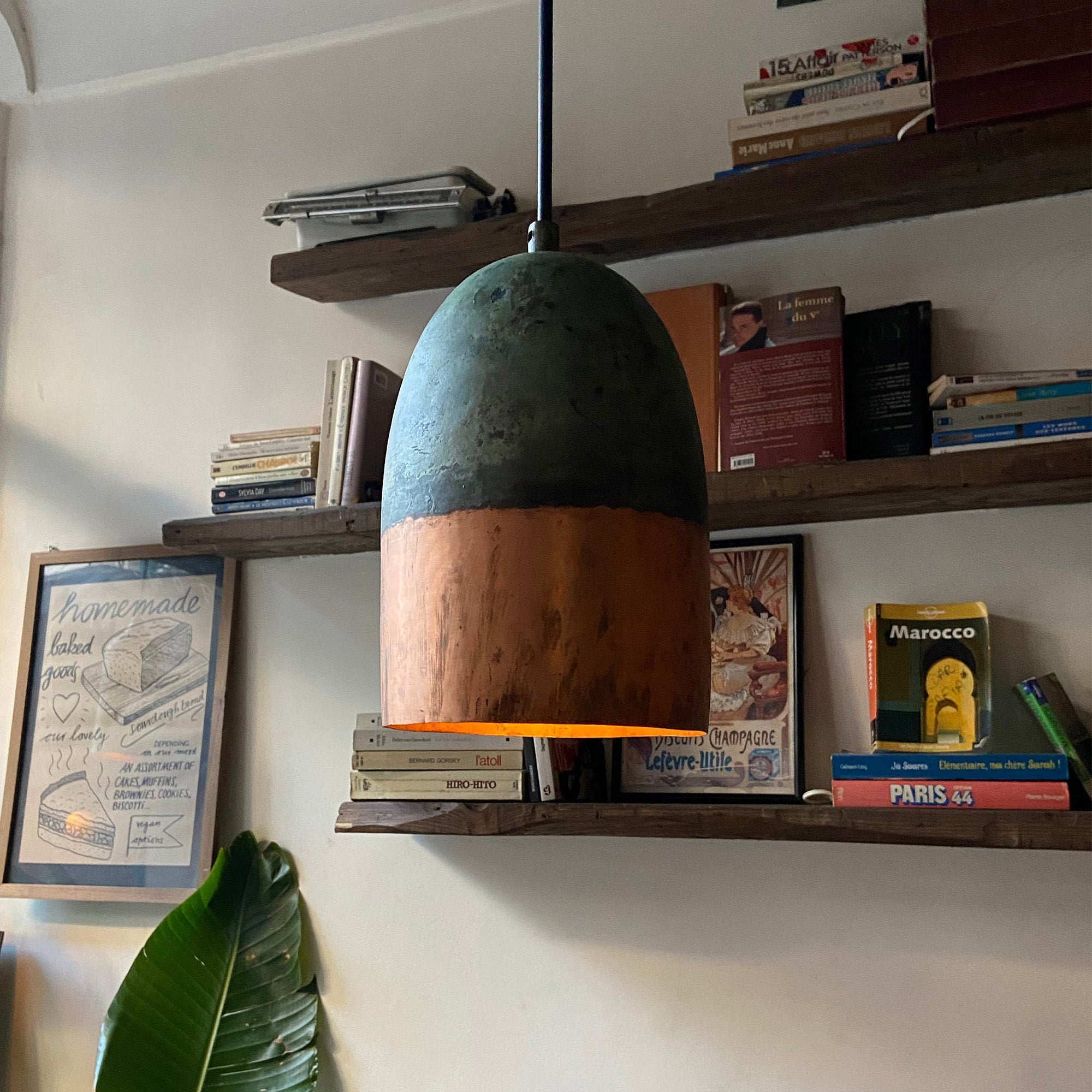 Handcrafted Copper Ceiling Light