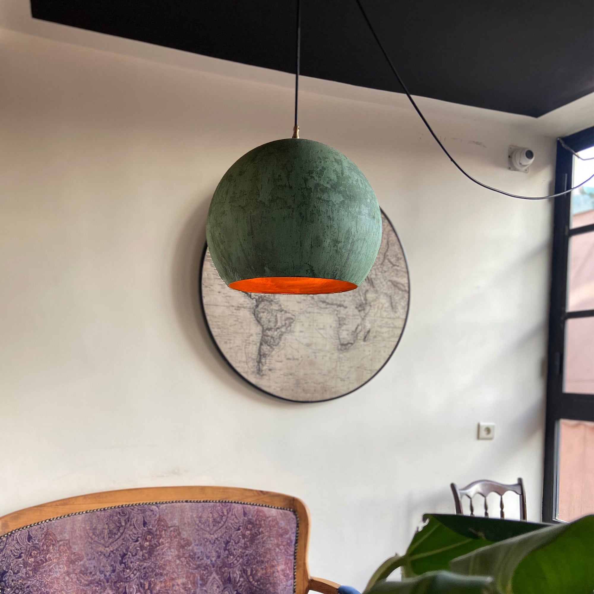  Copper Hanging Lamp