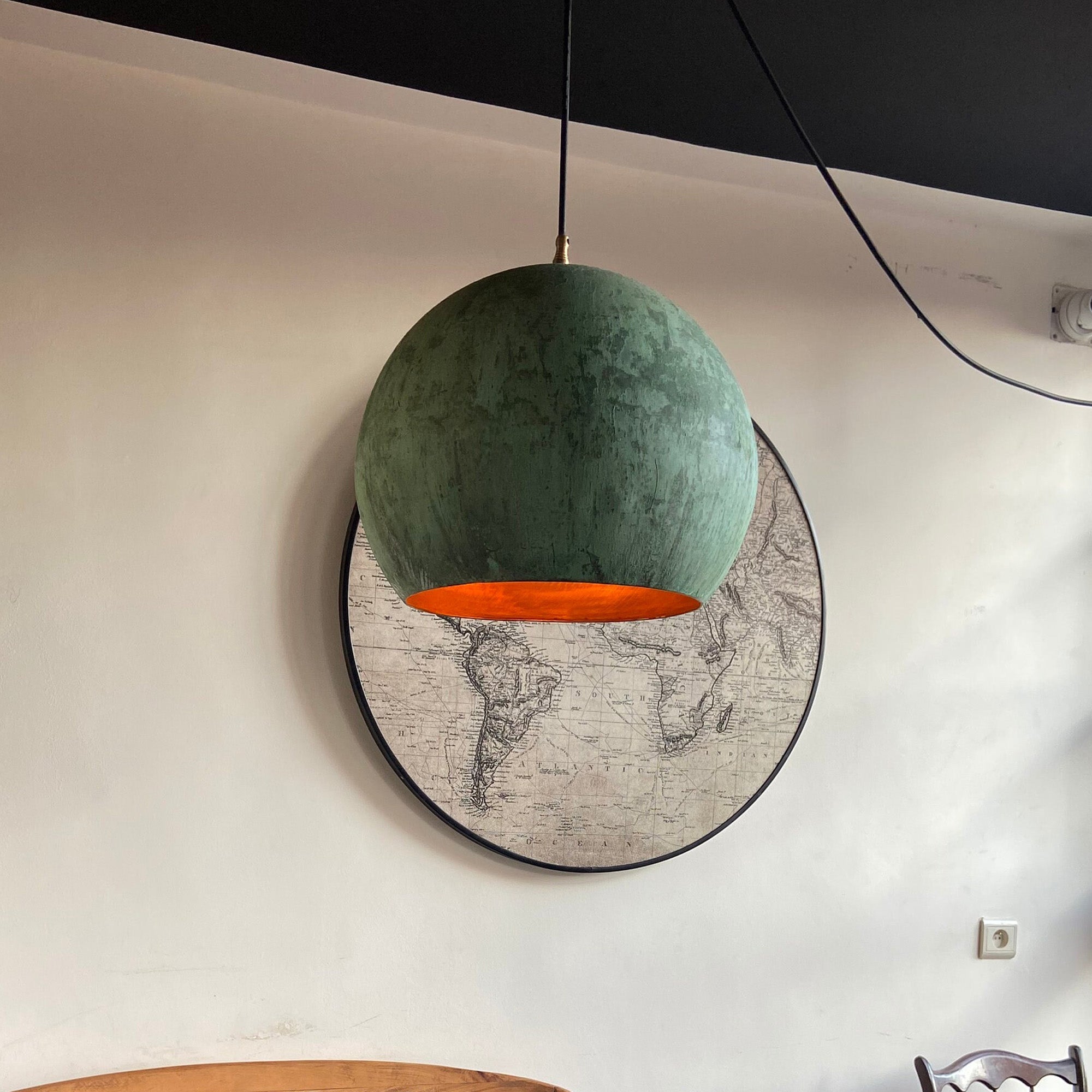 Copper Ceiling Light