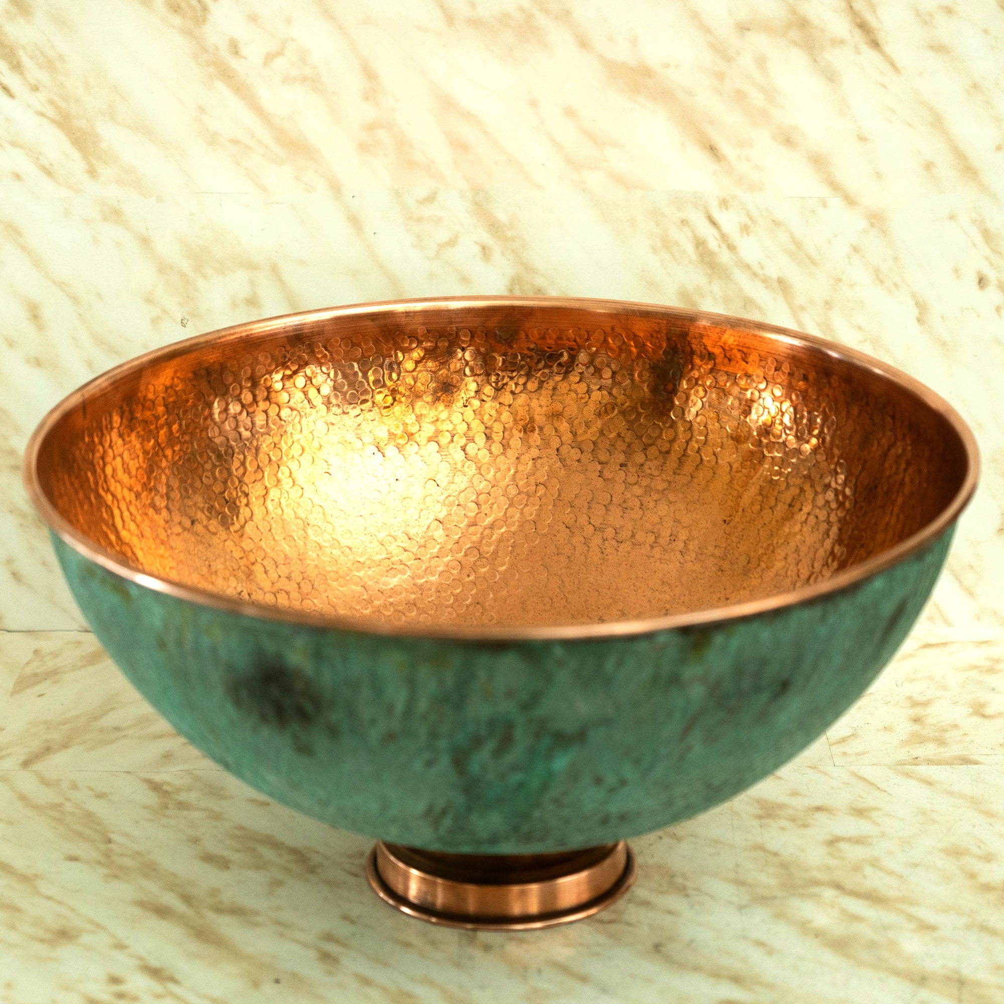 Above-Counter Copper Wash Basin