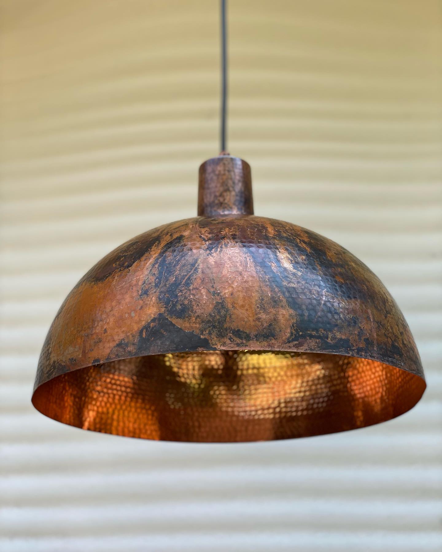 Rustic Hanging Light – Copper Farmhouse Pendant Lighting