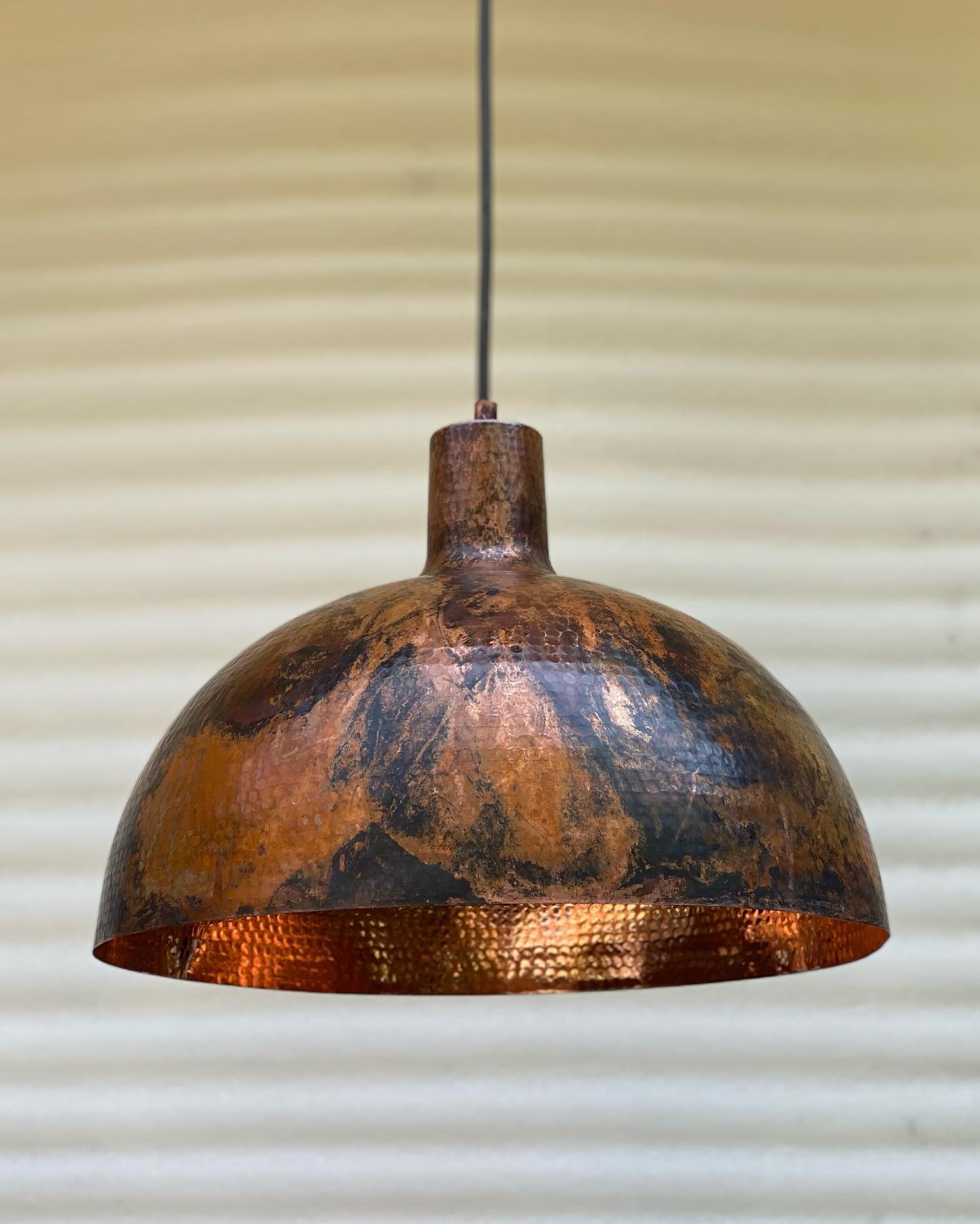 Rustic Hanging Light – Copper Farmhouse Pendant Lighting