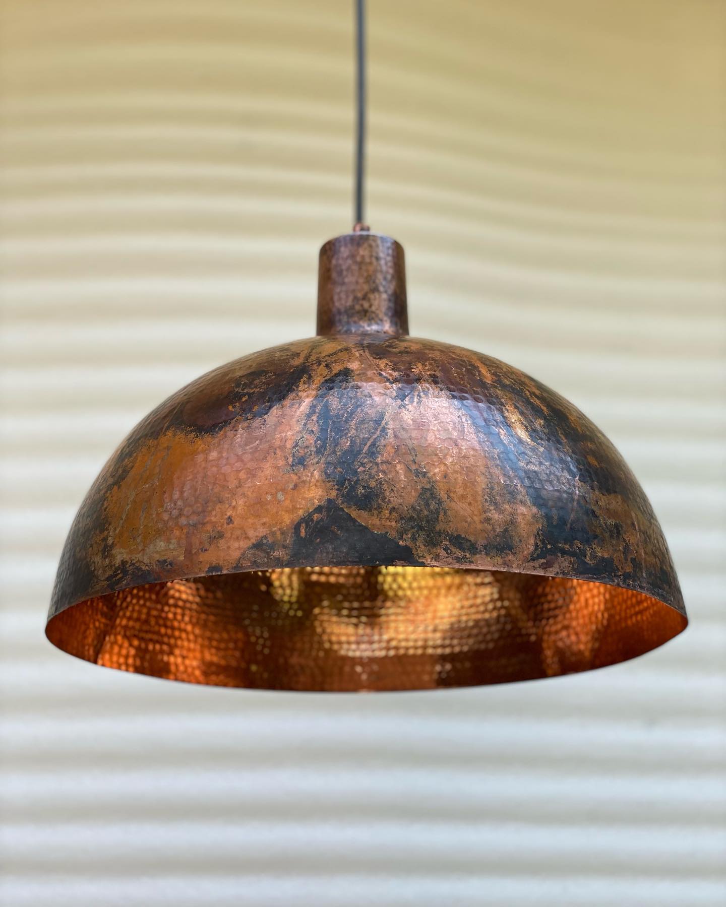 Rustic Hanging Light – Copper Farmhouse Pendant Lighting