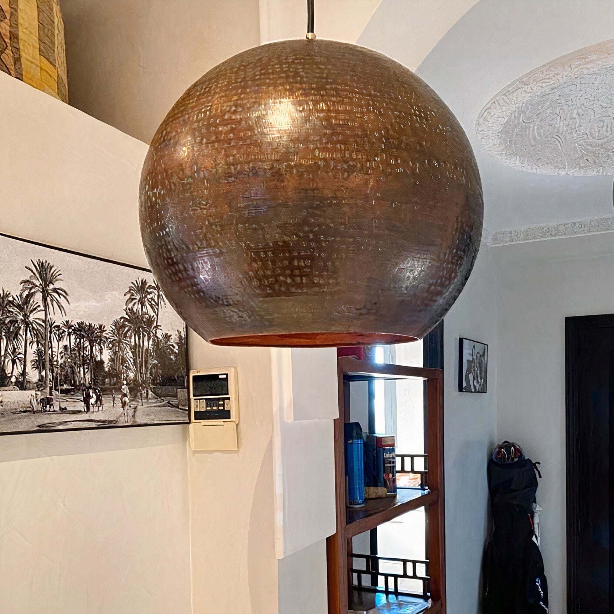 Patina Copper Ceiling Light