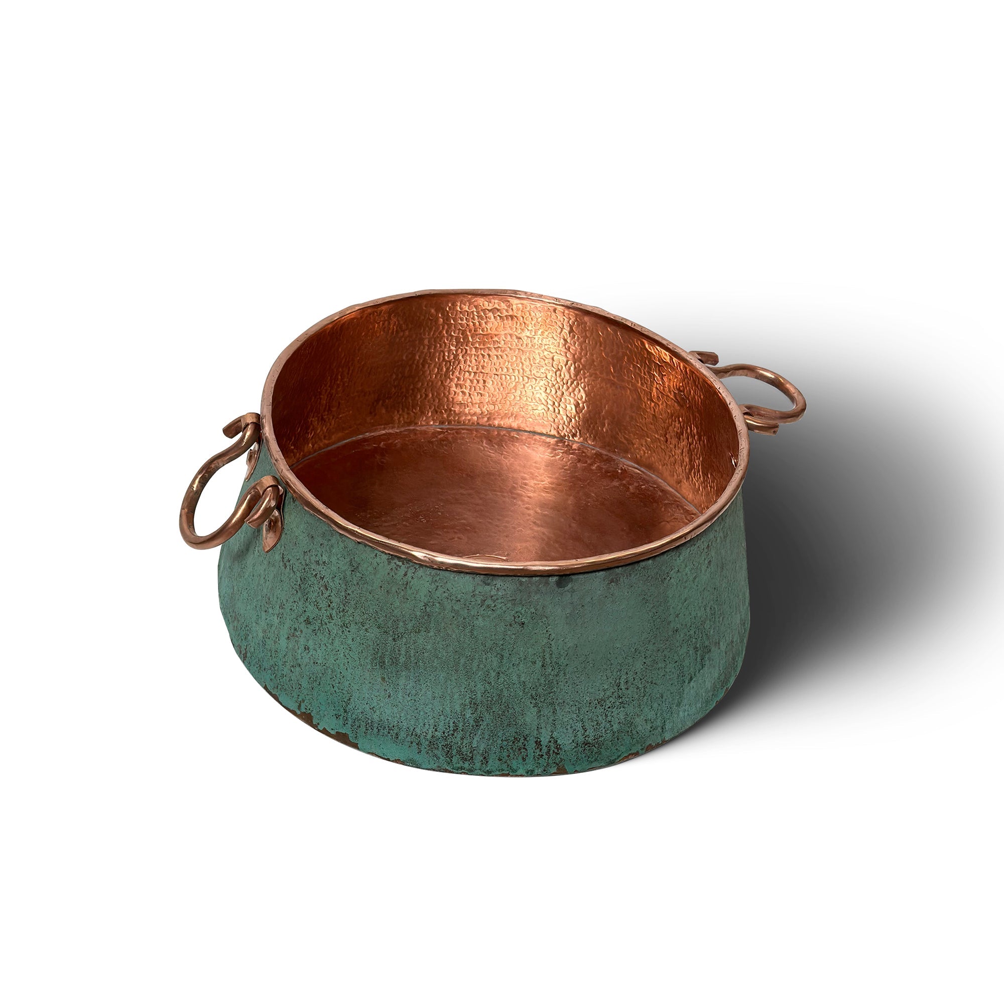 Vintage Copper Sink with Handles
