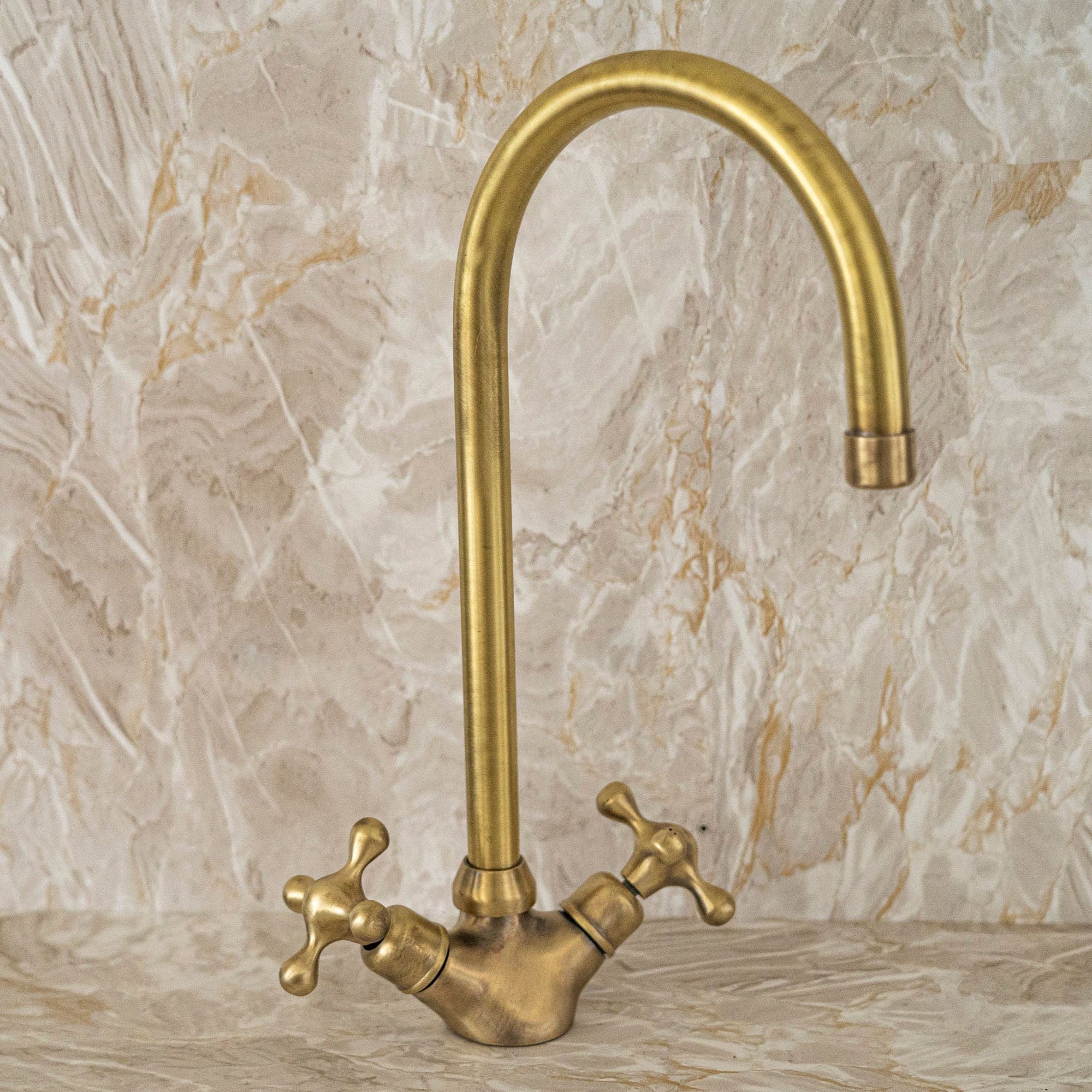  Vintage Antique Brass Faucet