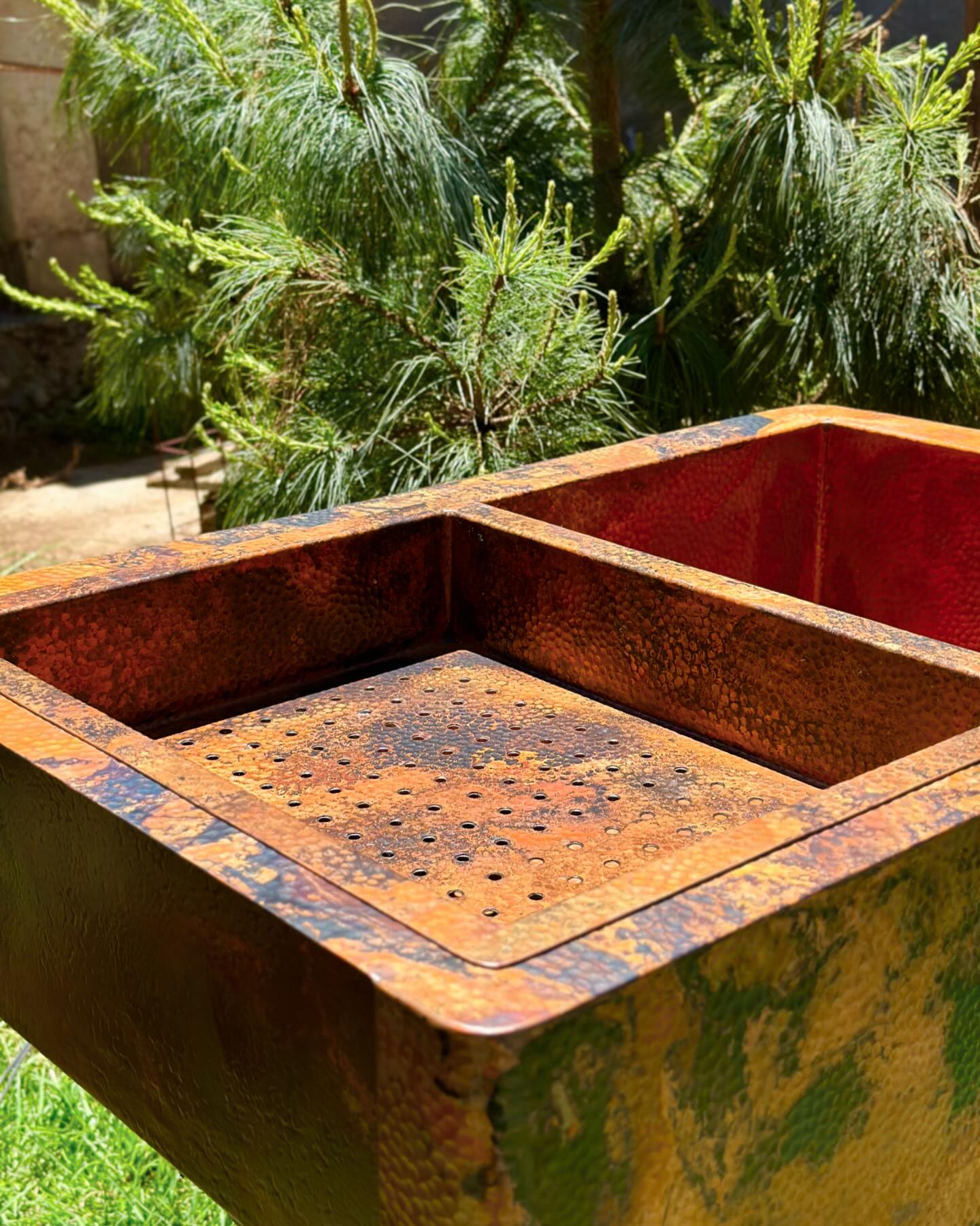 Solid Copper Kitchen Sink
