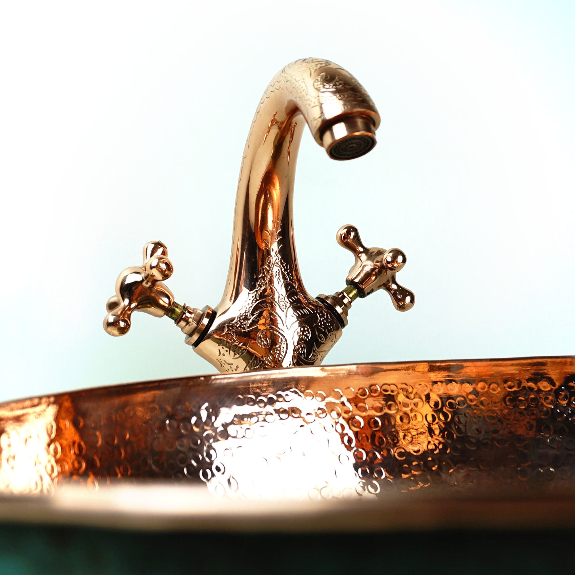 Traditional Copper Faucet