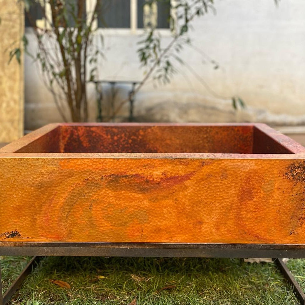 Undermount Copper Sink, Custom Copper Kitchen Sink, Antique Copper Farmhouse Sink, Solid Copper Kitchen Sink