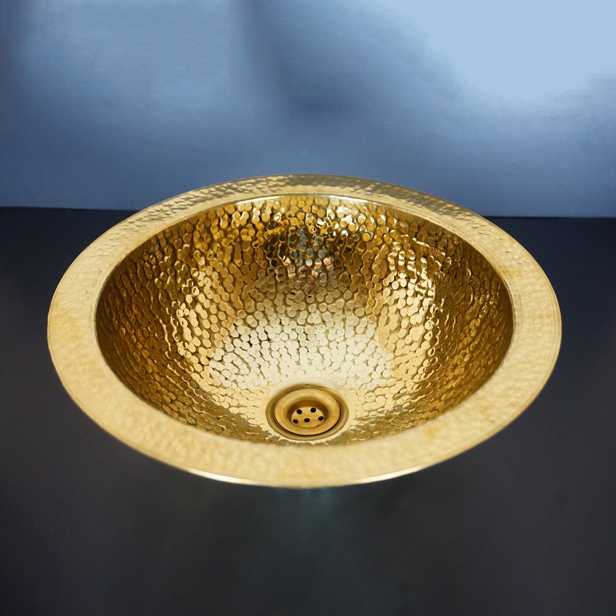 ustic Antique Brass Basin