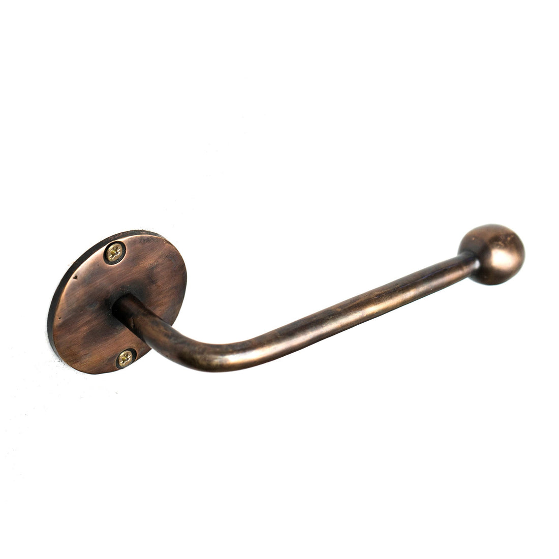 Antique Brass Paper Towel Holder – Wall Mounted Vintage Toilet Roll Holder for Bathroom