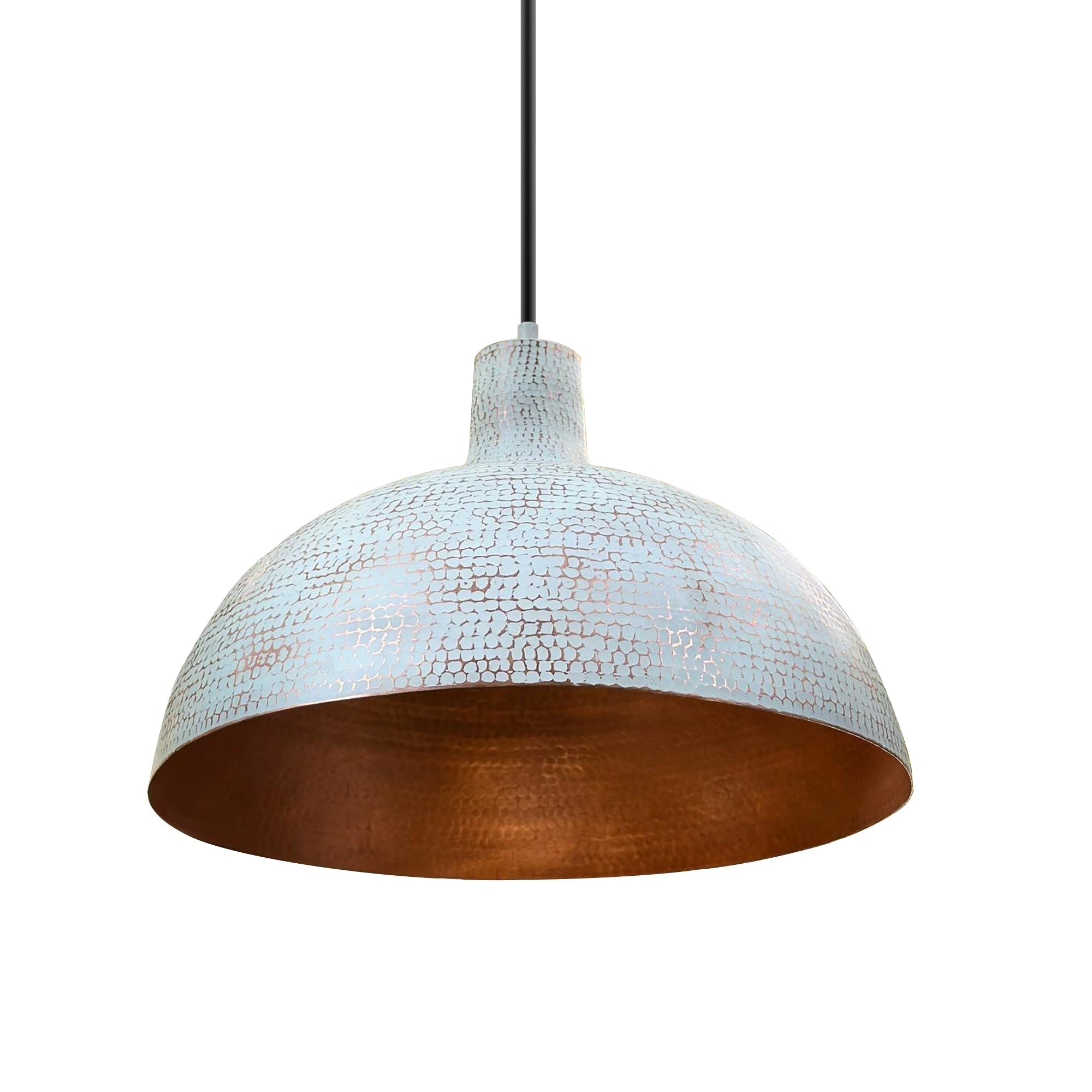 White Exterior Pendant Light
