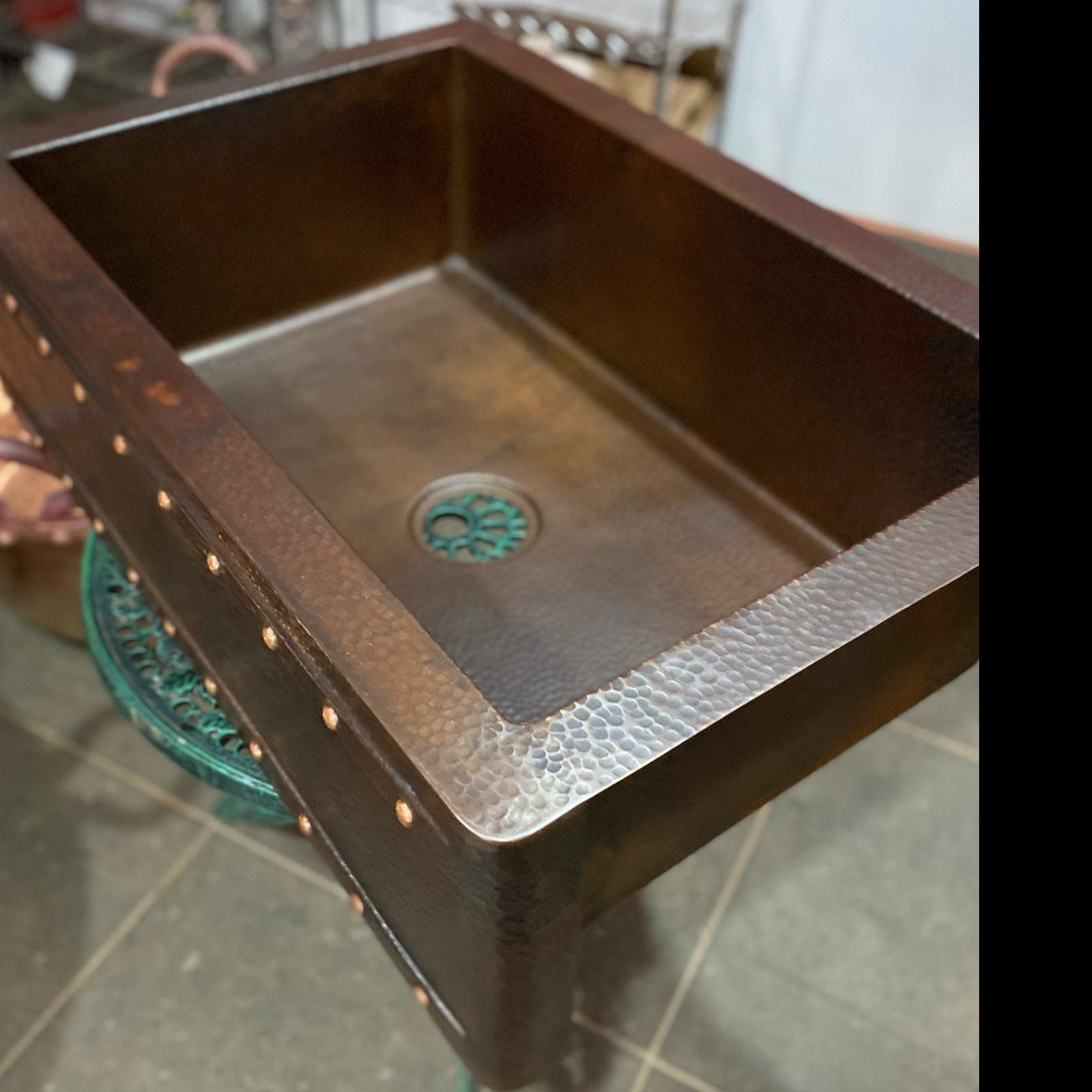Hammered Copper Kitchen Sink