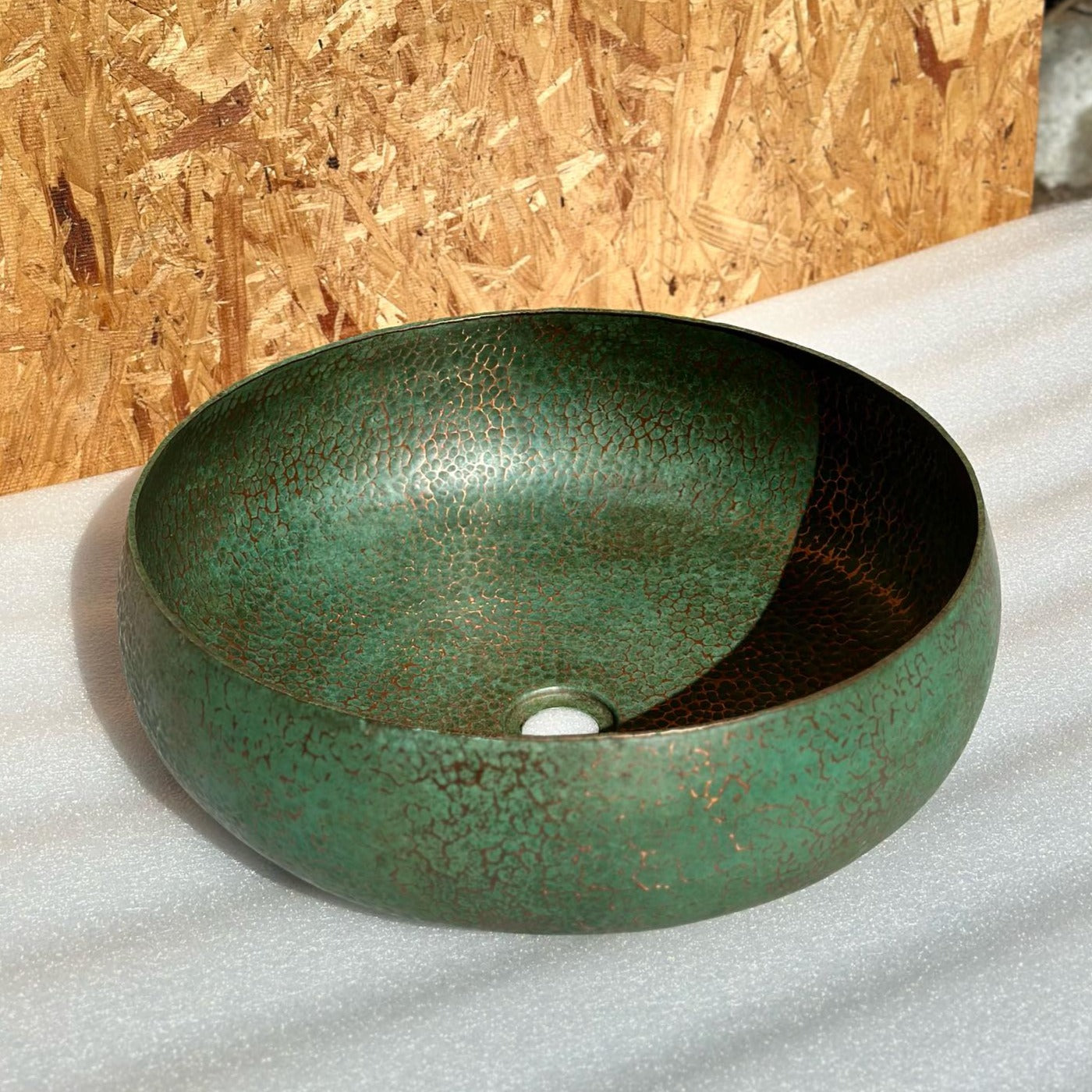 Oxidized Copper Vessel Sink