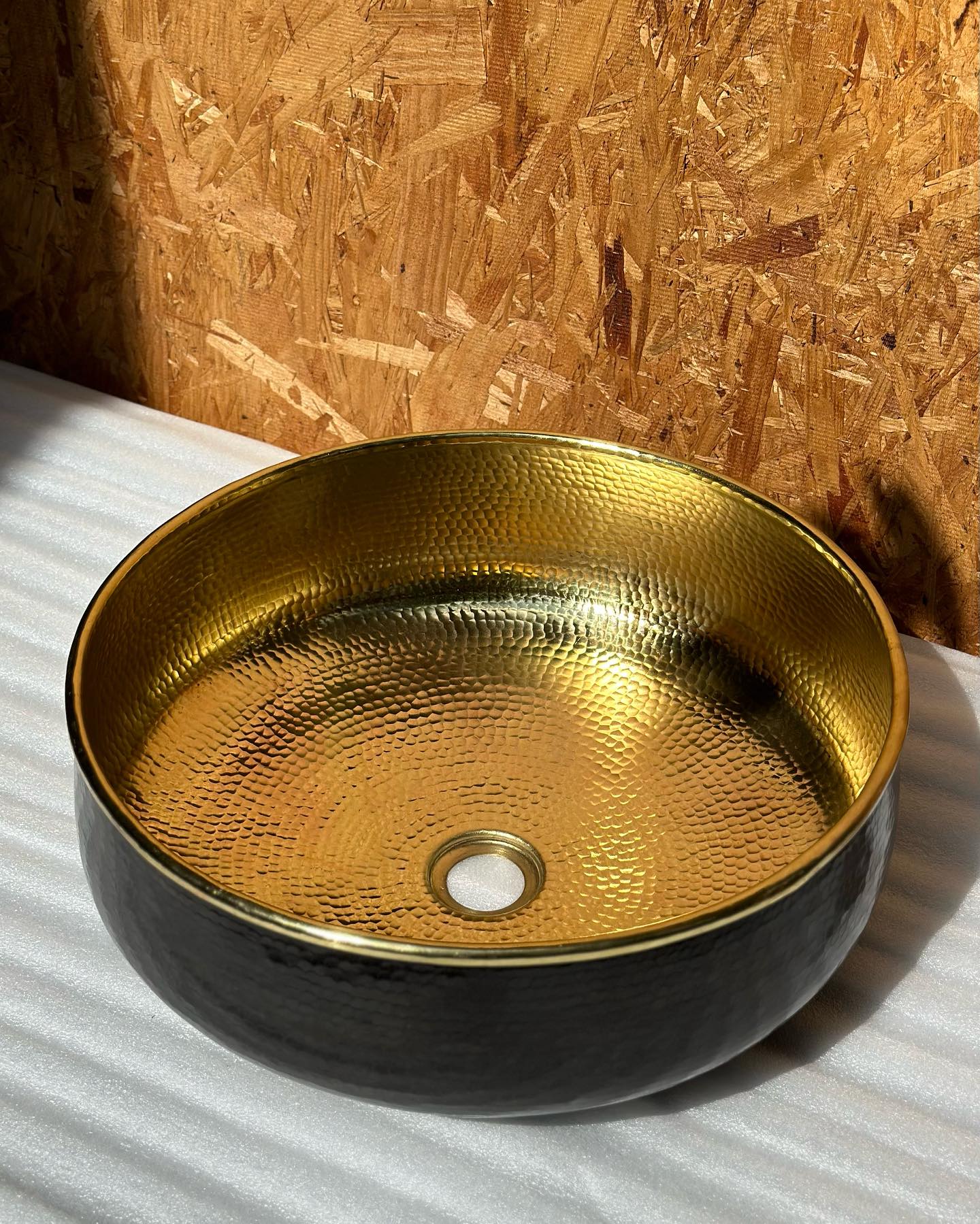 Round Bathroom Sink Brass