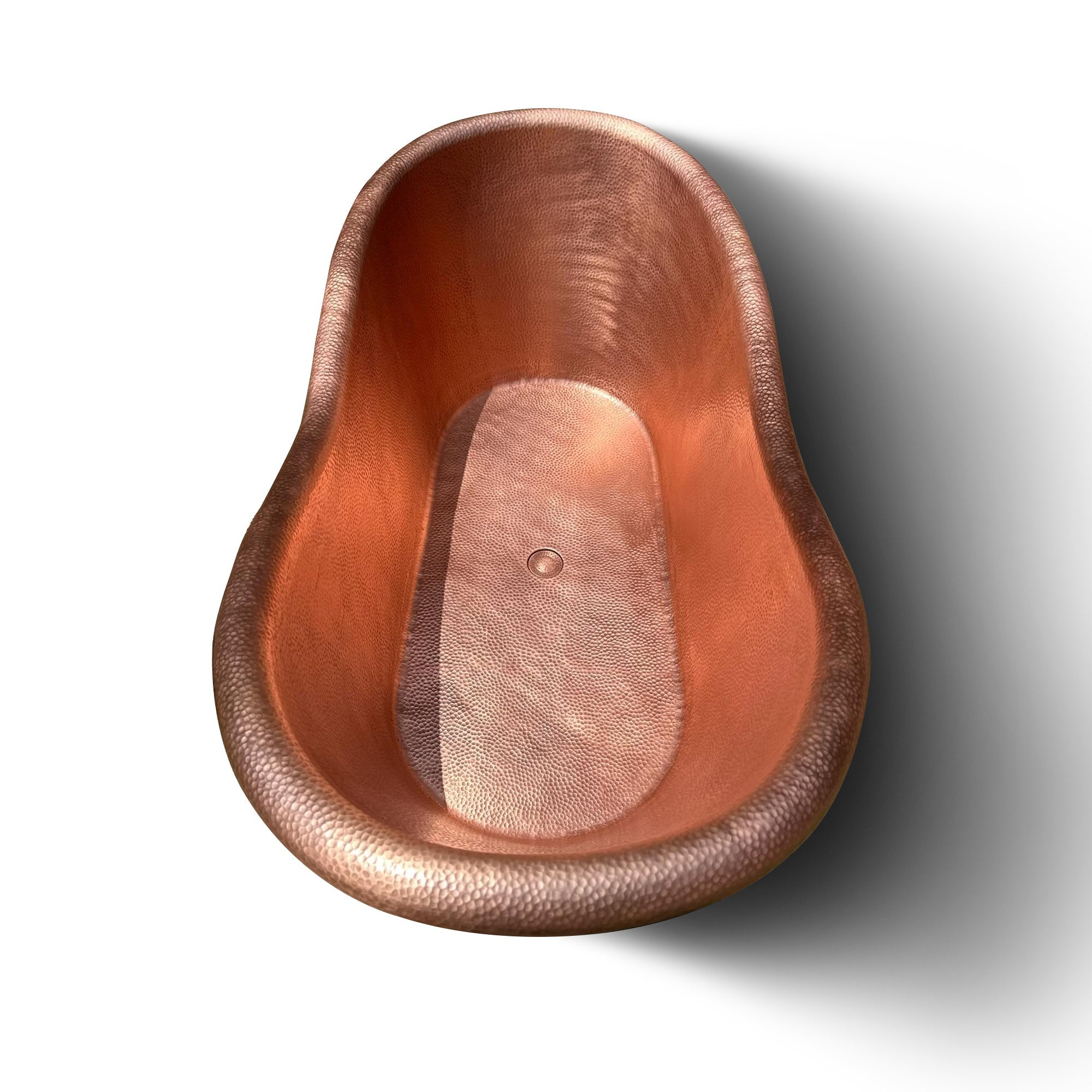 Hand-hammered bathtub
