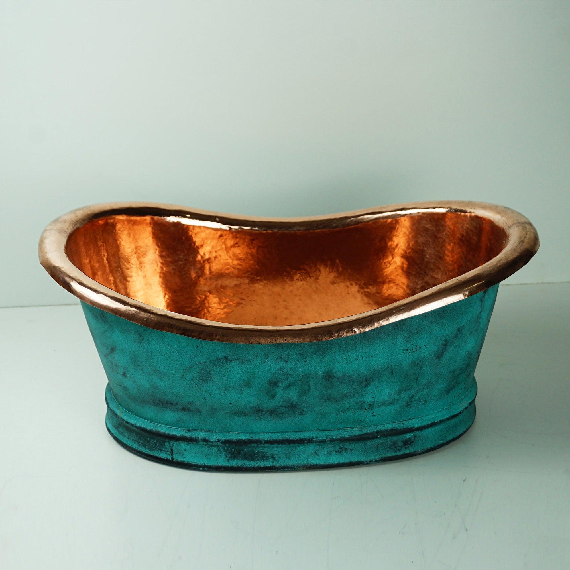Green Patina Copper Sink