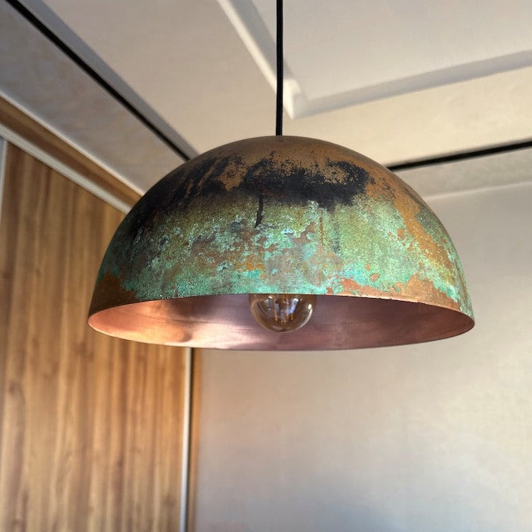 Modern Copper Pendant Fixture