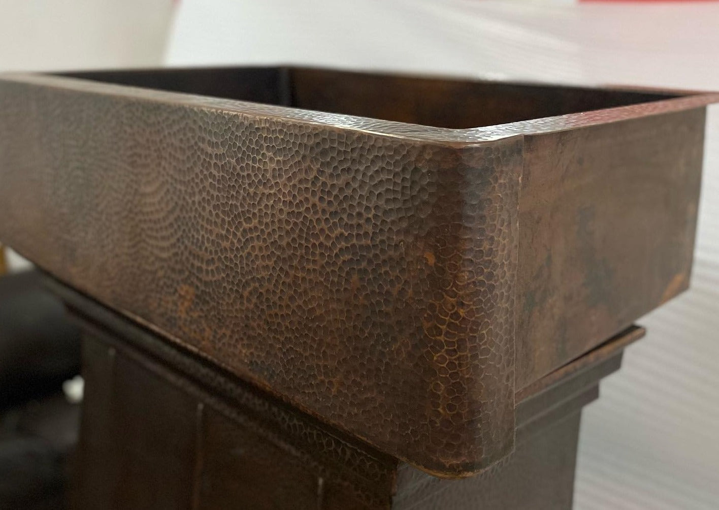 hammered Copper Apron Sink